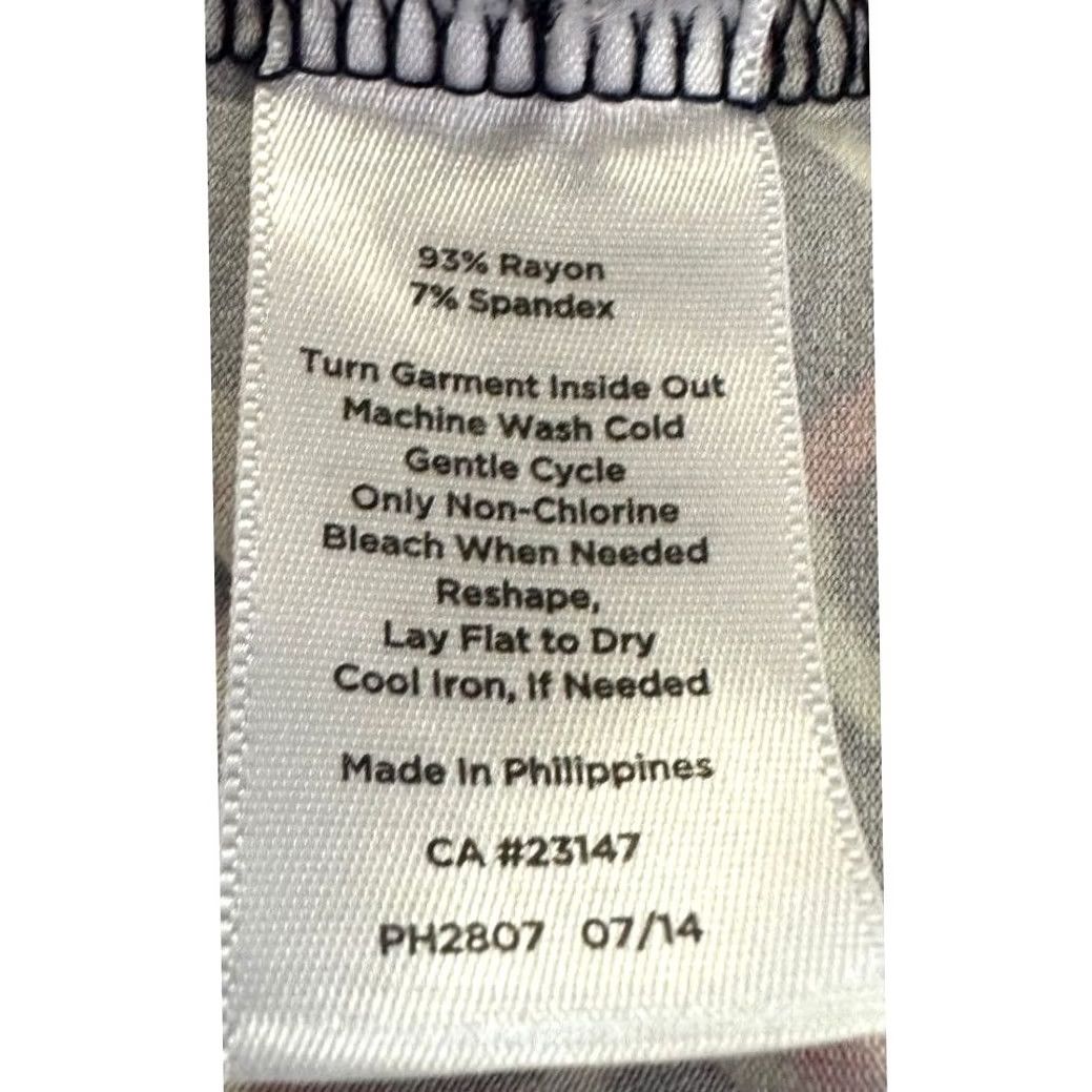 Talbots Talbots Shirt Womens Small Blue Argyle V-Neck Long Sleeve Ruched Top Ladies NEW Size S / US 4 / IT 40 - 4 Thumbnail