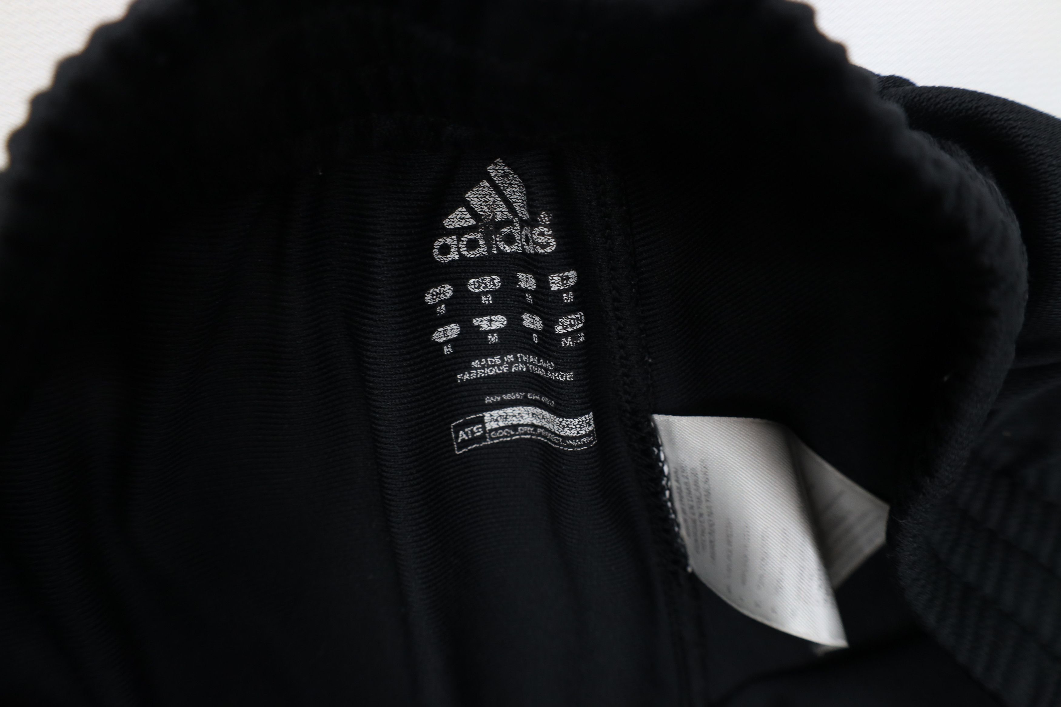Adidas Vintage Y2K Adidas Spell Out Striped Wide Leg Pants Black Size US 34 / EU 50 - 8 Thumbnail