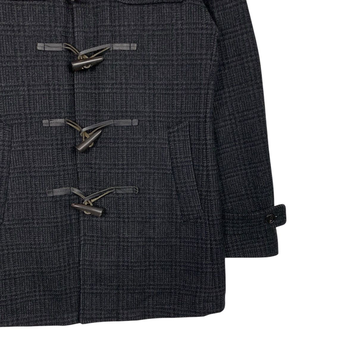 Schlussel SCHLUSSEL Checked Wool Duffle Coat Jacket #2439-C109 Size US S / EU 44-46 / 1 - 4 Thumbnail
