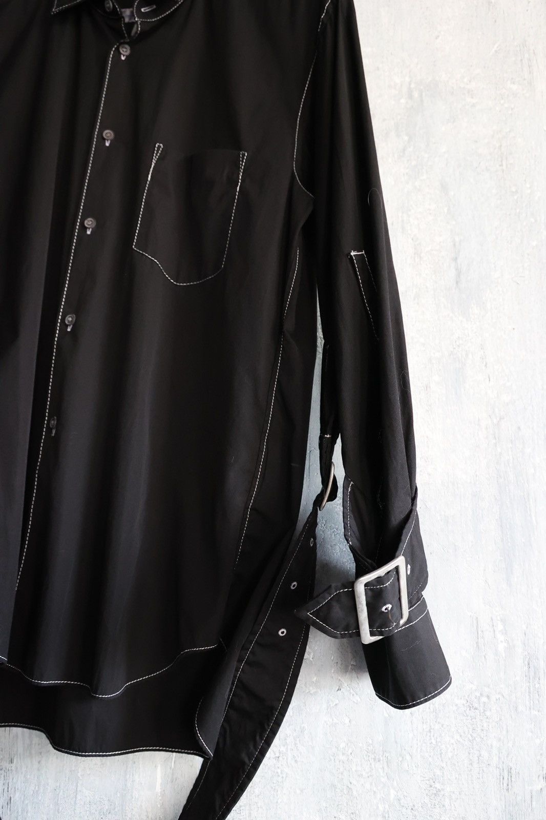 Comme des Garcons Homme Plus Comme des garçons black cotton shirt Size US XS / EU 42 / 0 - 4 Thumbnail