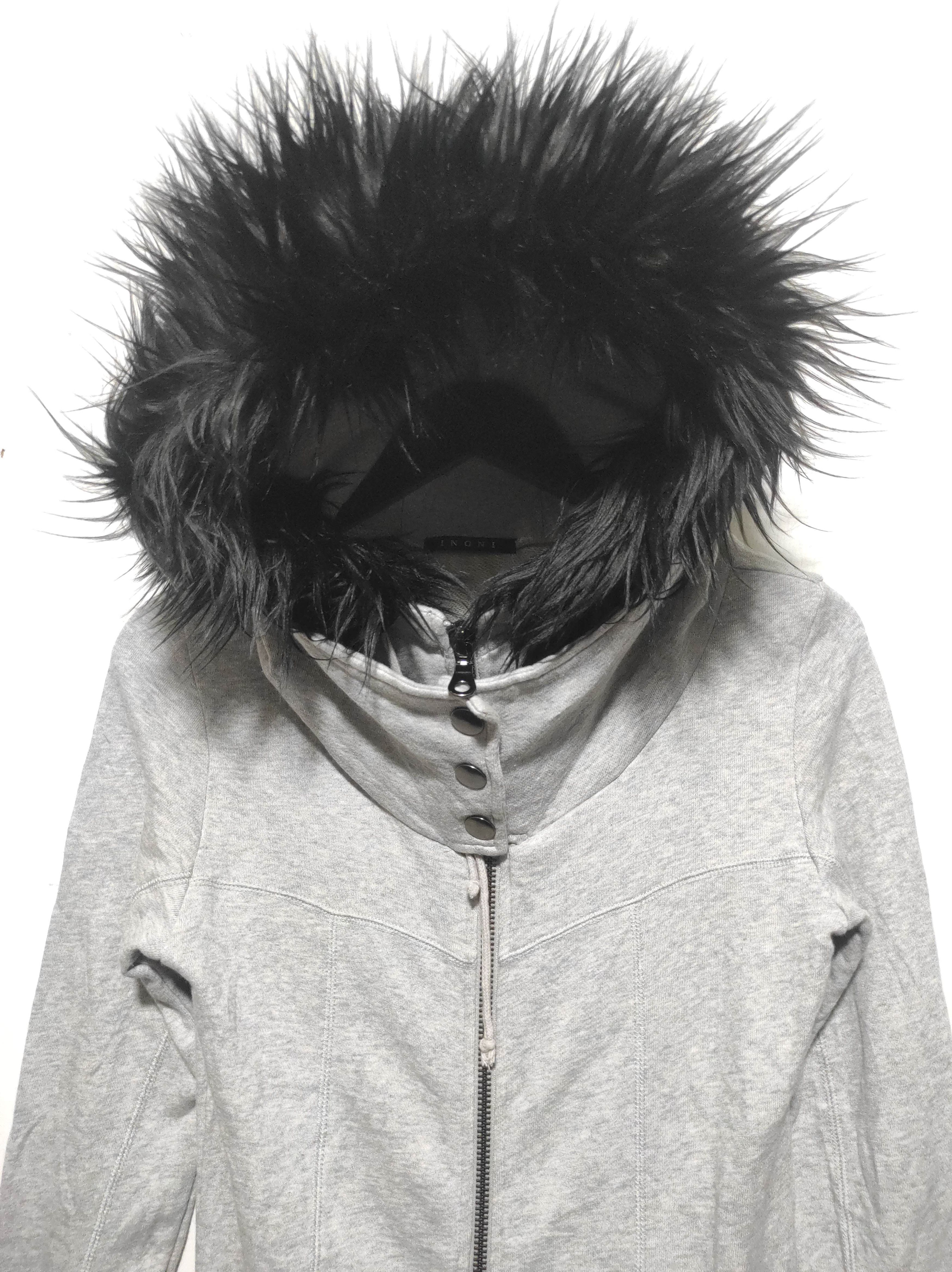 If Six Was Nine INGNI Fur Zip Hoodie Lgb IfSixWasNine style Size US XS / EU 42 / 0 - 11 Thumbnail