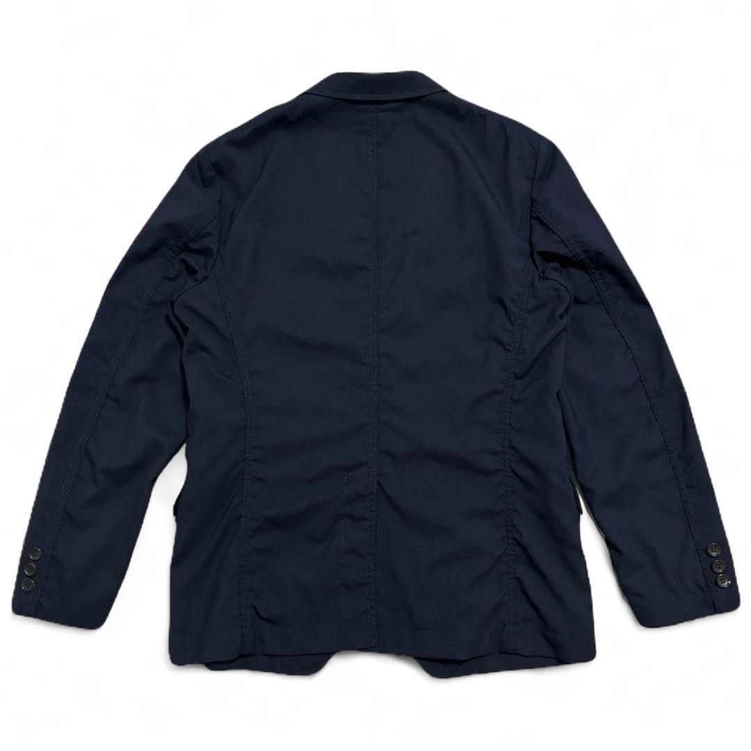 Comme des Garcons Comme Des Garcons - S AW16 Navy Poly Shrink Suit Set Wool Size 40S - 4 Thumbnail