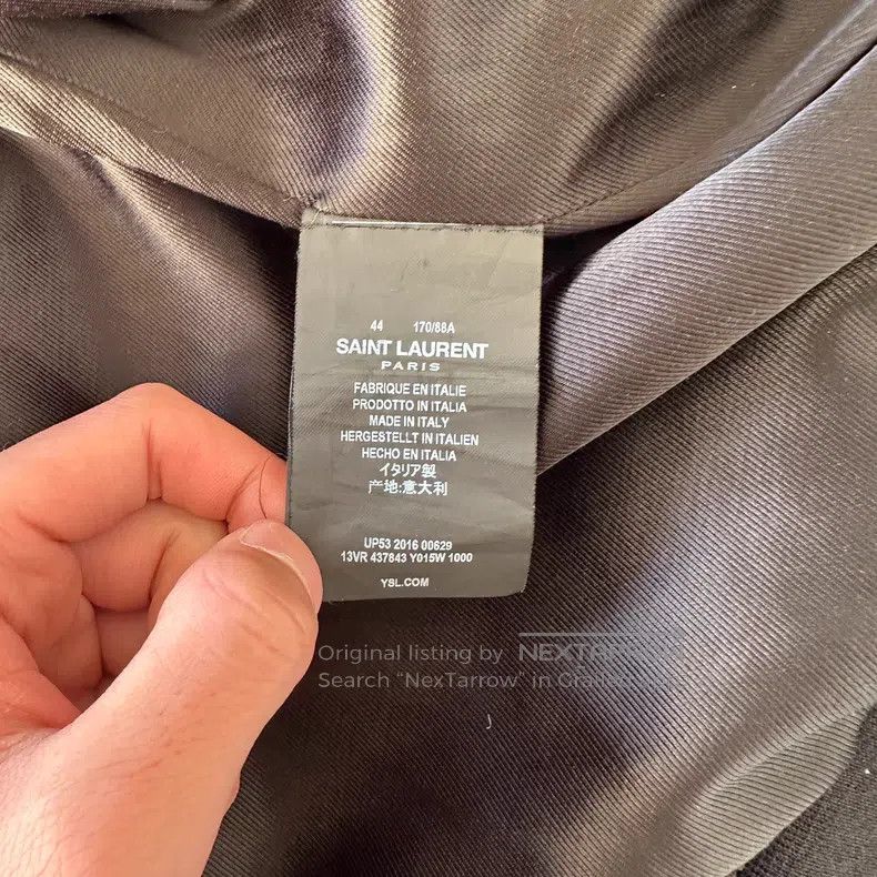 Saint Laurent Paris #REF! Size US S / EU 44-46 / 1 - 6 Thumbnail