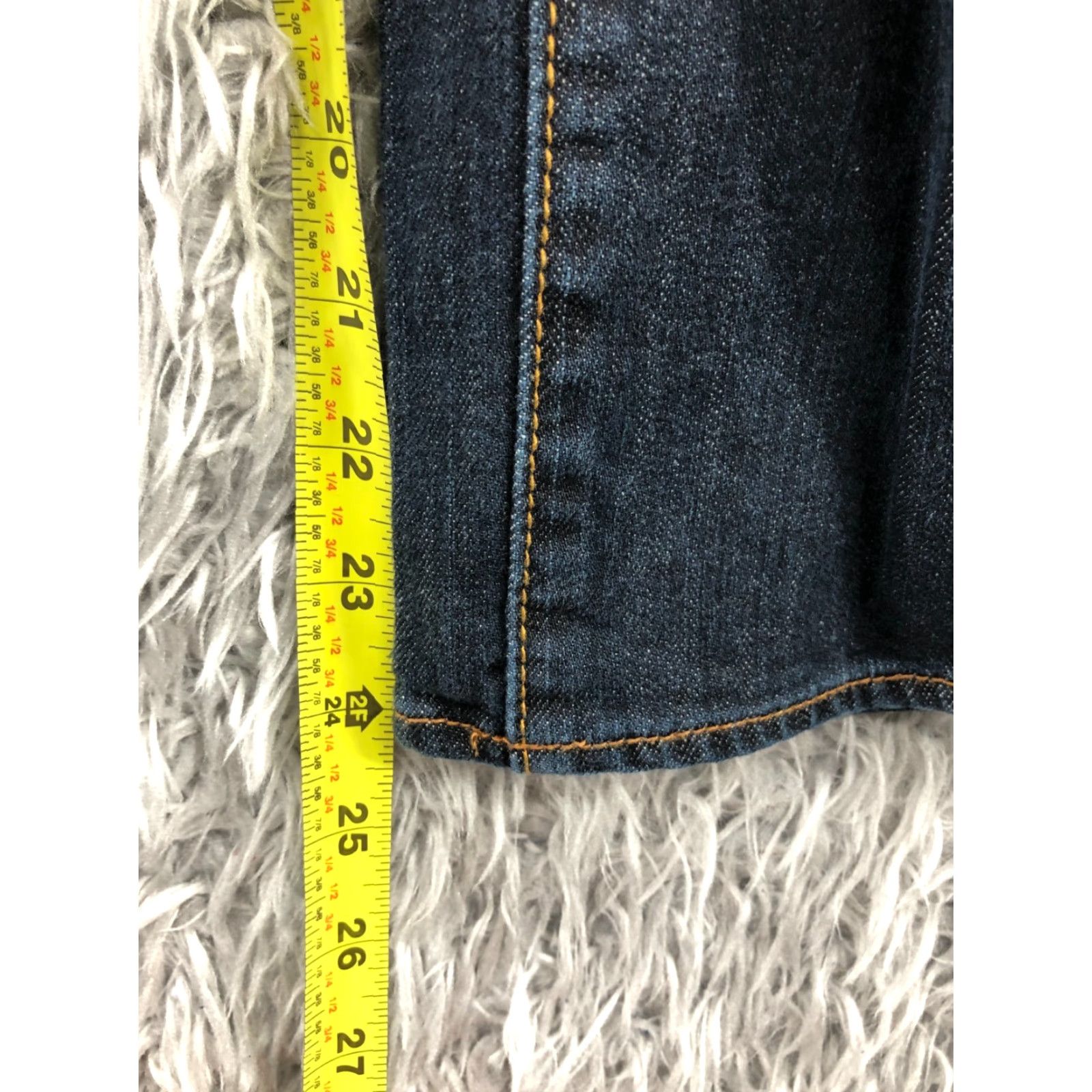American Eagle Outfitters American Eagle Artist Crop Jeans Womens Size 0 Dark Wash Blue Size 25" / US 0 / IT 36 - 3 Thumbnail