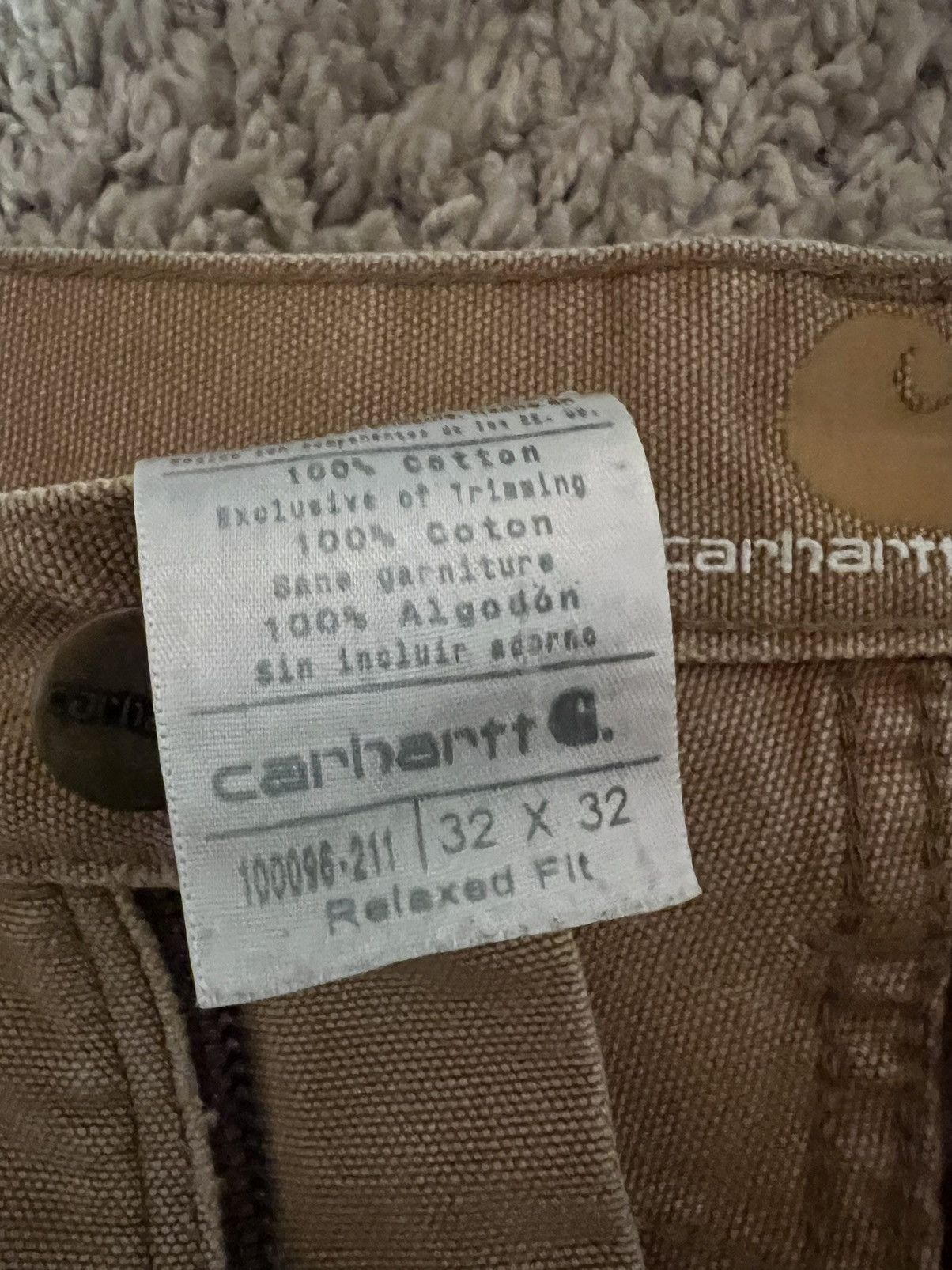 Carhartt Vintage Carhartt khaki carpenter pants Size US 32 / EU 48 - 5 Thumbnail