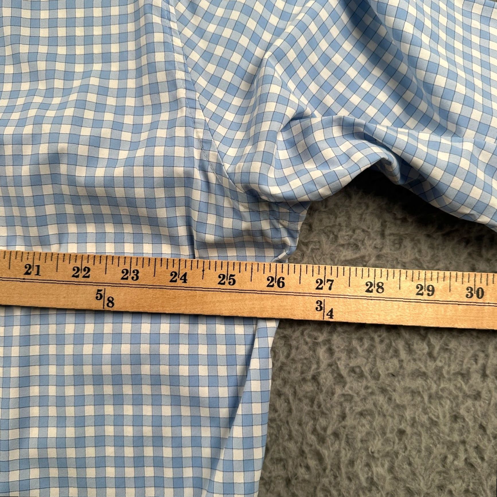 Vineyard Vines Vineyard Vines Shirt Mens XL OTG Performance Light Blue Gingham Button Down Size US XL / EU 56 / 4 - 6 Thumbnail