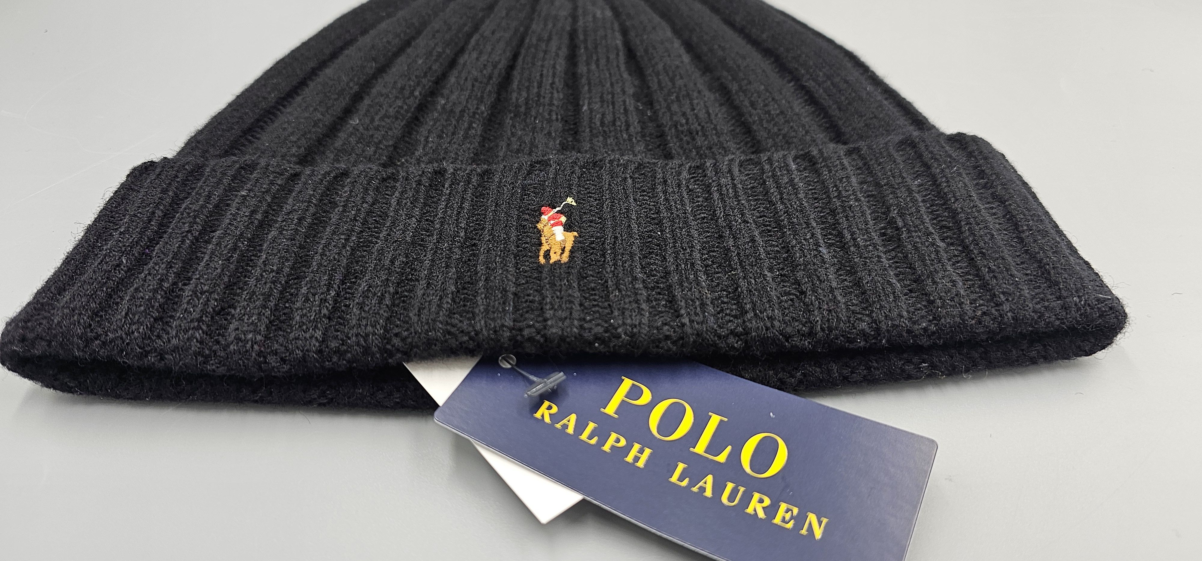 Polo Ralph Lauren 4 Polo Ralph Lauren Wool Blend Cuffed Beanie Hats Authentic Size ONE SIZE - 3 Thumbnail