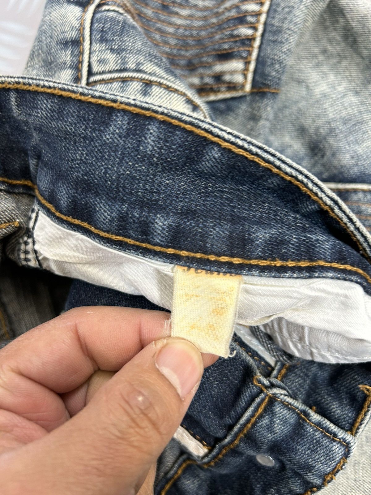 Japanese Brand × Vintage Japanese faded jeans Size US 38 / EU 54 - 7 Thumbnail