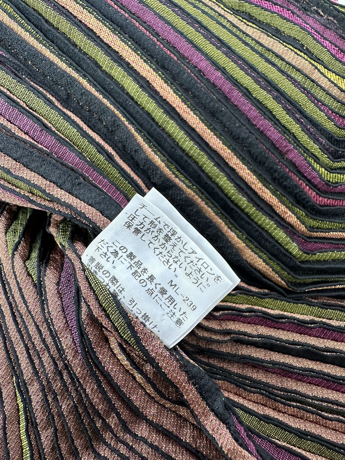 Issey Miyake Issey Miyake 3D Stretch Pleated Multi-Color Blazer Size XS / US 0-2 / IT 36-38 - 16 Thumbnail
