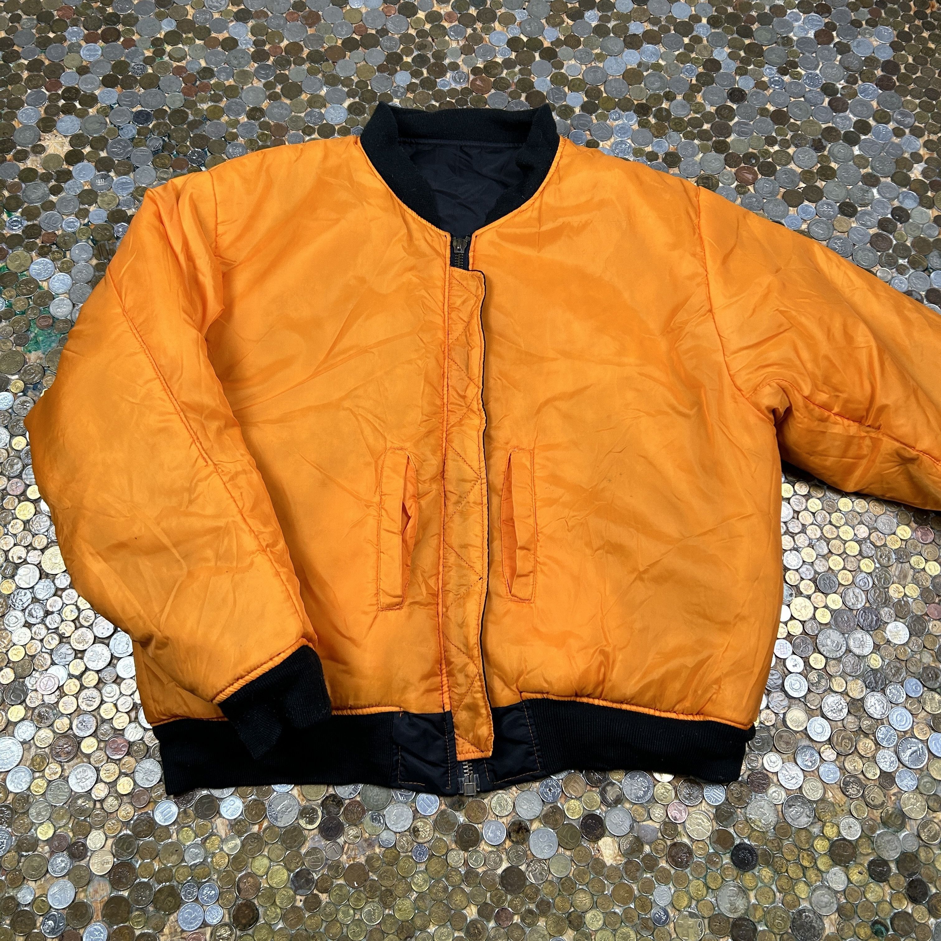 Vintage Vintage Bomber Jacket double side 90's Size US XL / EU 56 / 4 - 2 Thumbnail