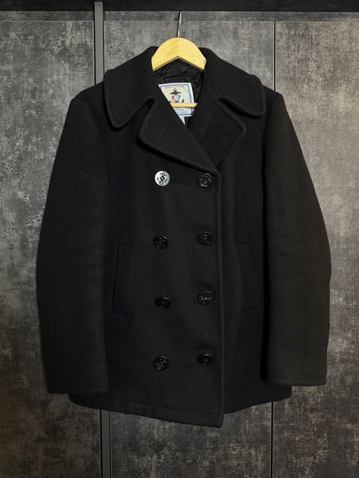 Vintage Vintage Sterlingwear USA Pea Coat Jacket Margiela Prada Acne Size US S / EU 44-46 / 1 - 5 Thumbnail