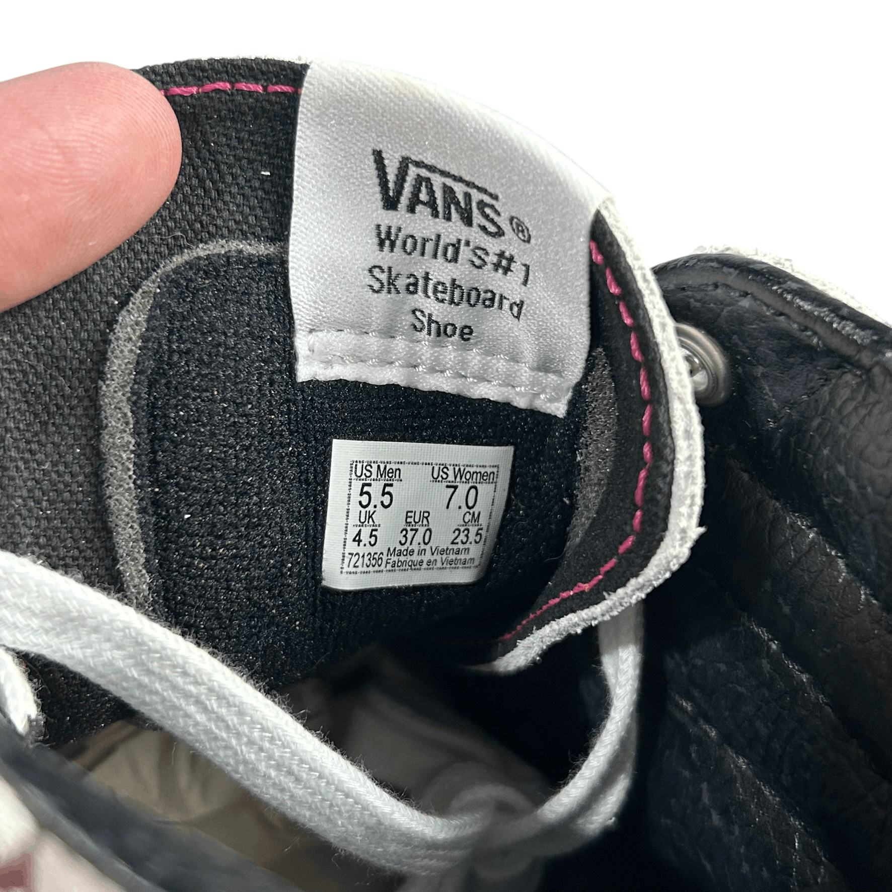 Vans Sk8-Hi Emboss White Size US 5.5 / EU 38 - 12 Thumbnail