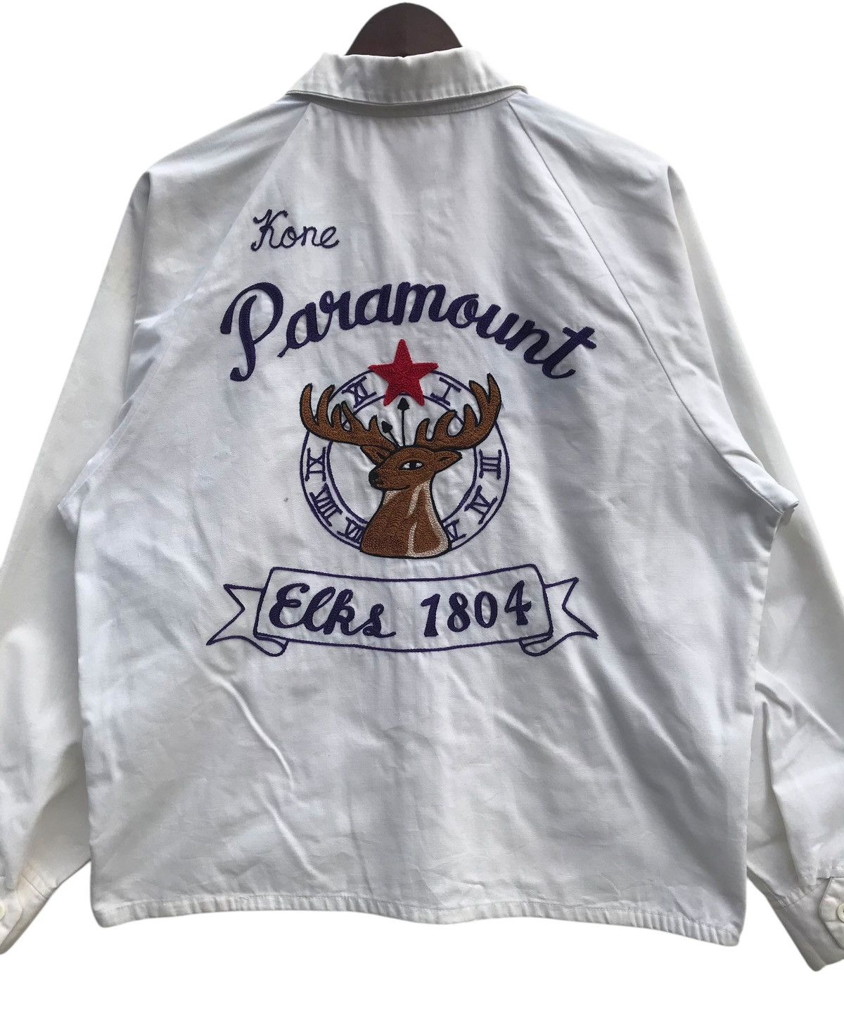 Vintage Vintage Paramount Elks Men’s 80’s Embroidery Jacket (STAINS) Size US M / EU 48-50 / 2 - 10 Thumbnail