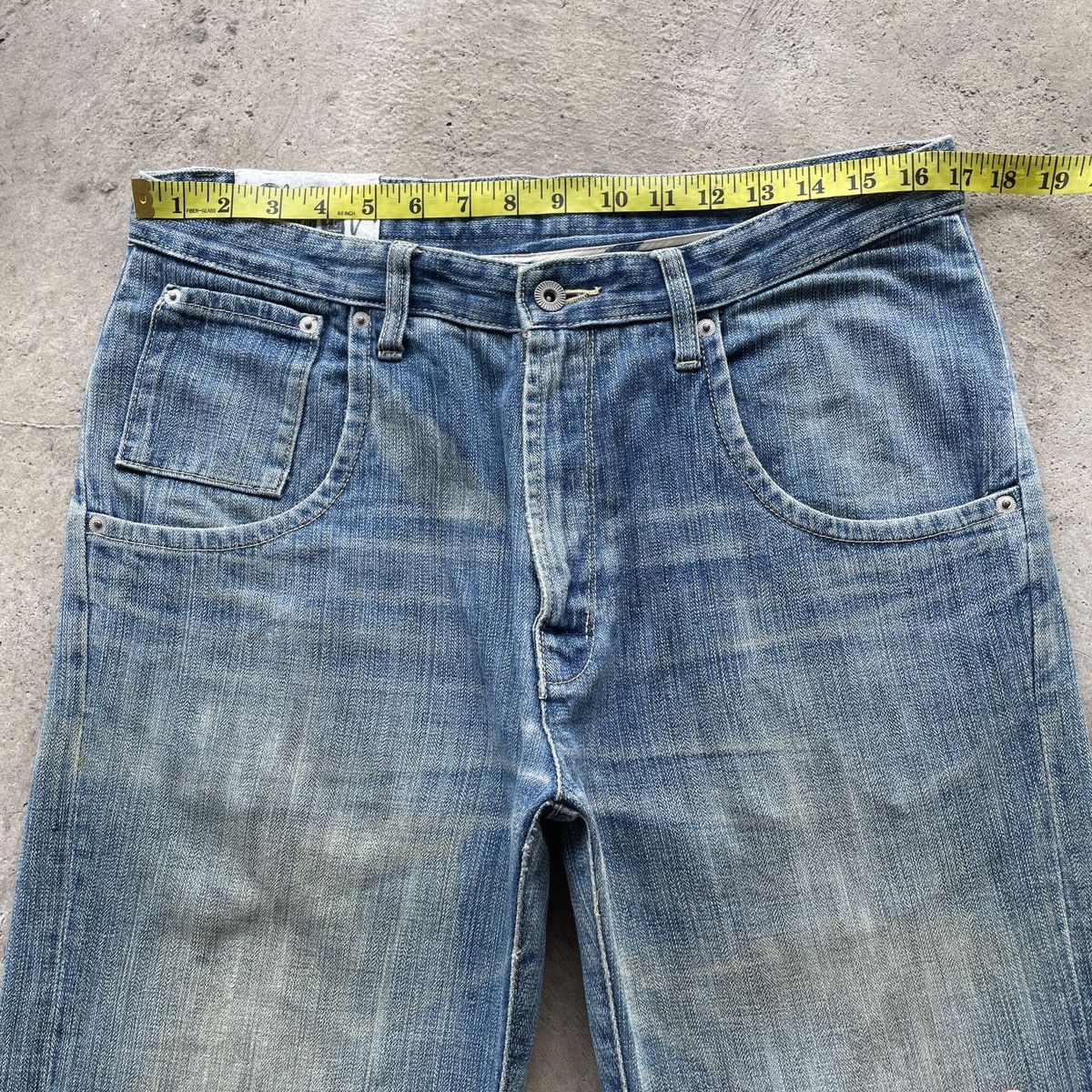 Japanese Brand Vintage Coney Japan Flare Rusty Denim Distressed Jeans Pants Size US 34 / EU 50 - 5 Thumbnail