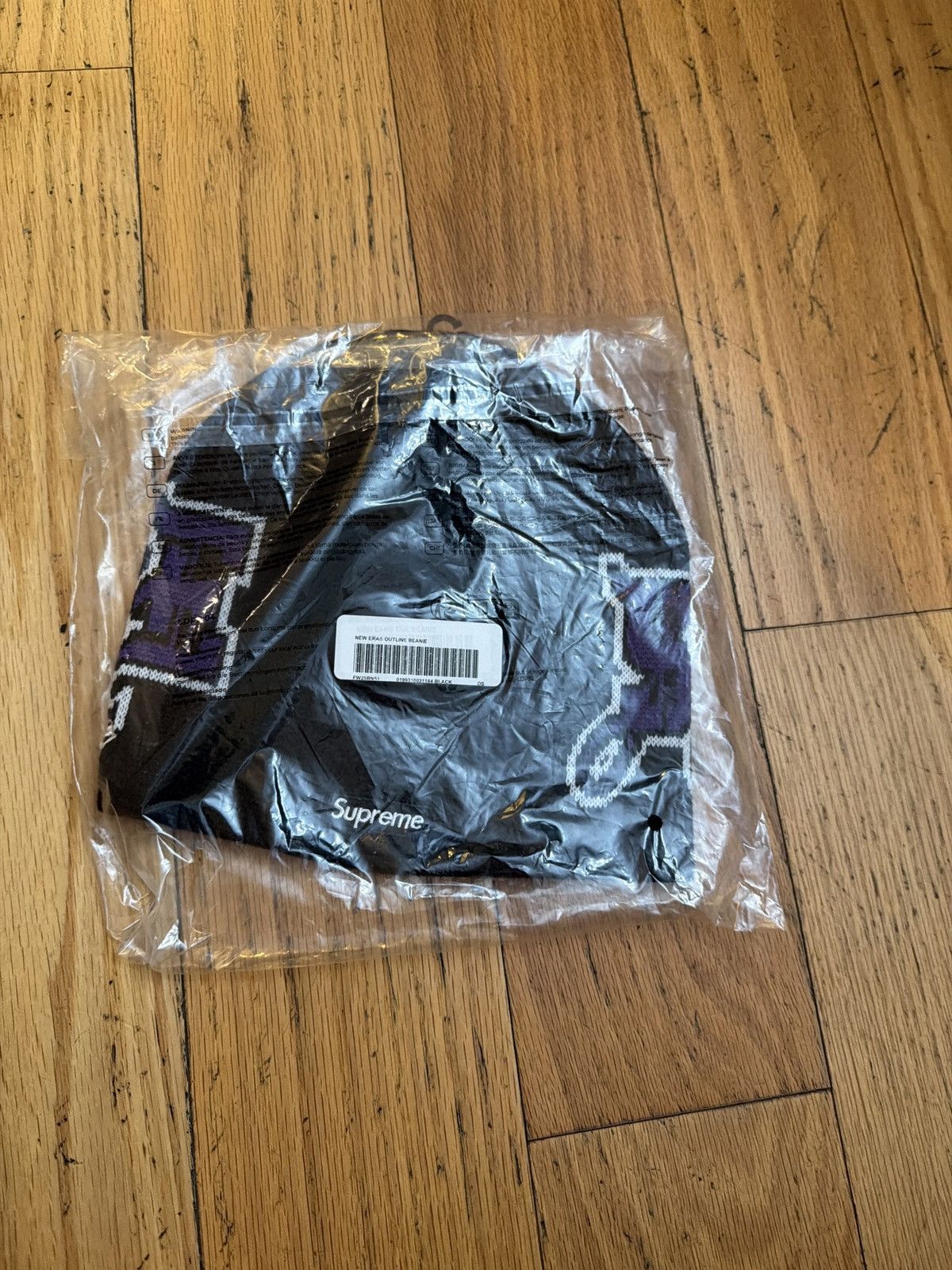 Supreme Supreme new era black purple old english beanie box logo Size ONE SIZE - 2 Thumbnail