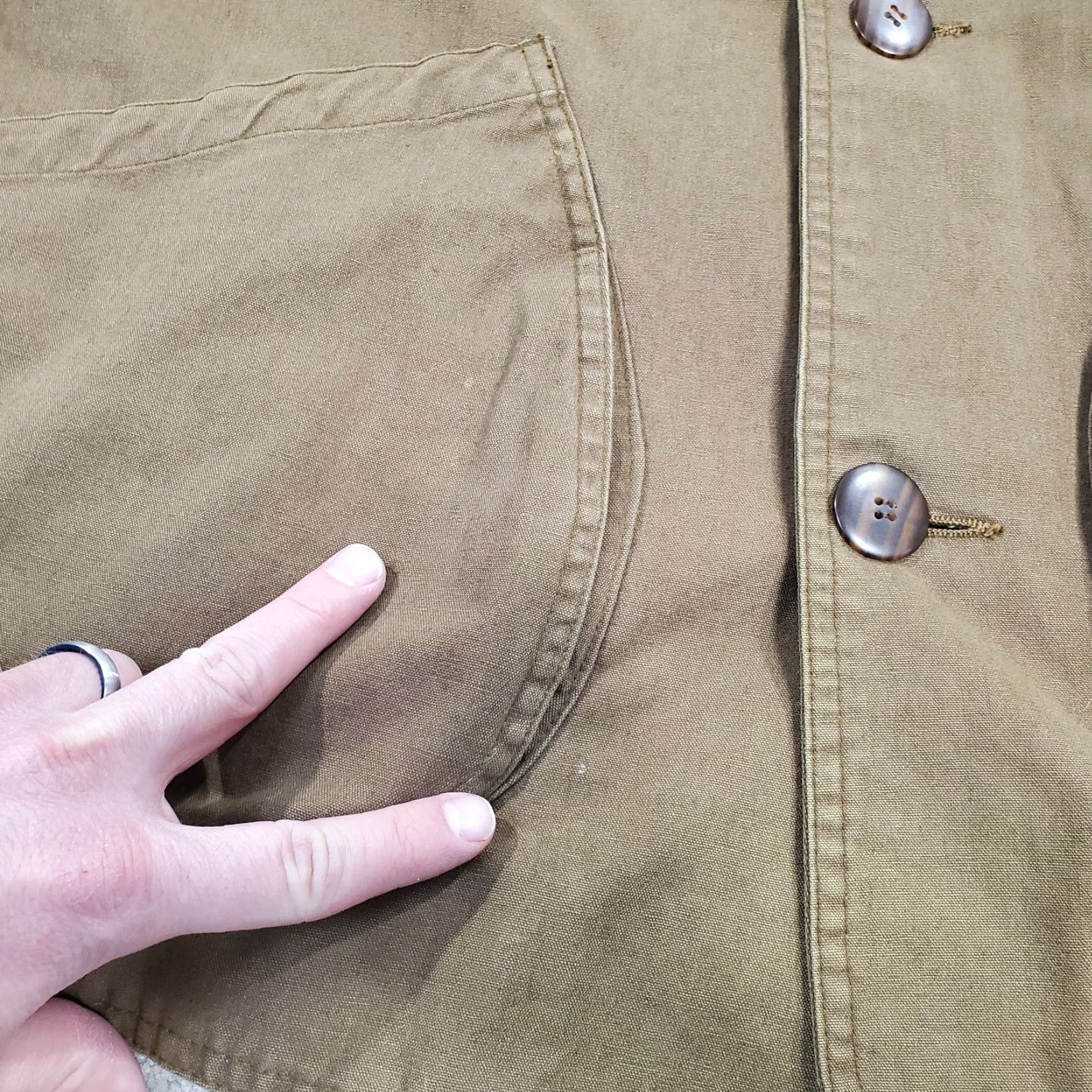 Vintage VINTAGE Stratojac Jacket Mens Small Brown Barn Chore Field Flannel Lined Coat Size US S / EU 44-46 / 1 - 4 Thumbnail
