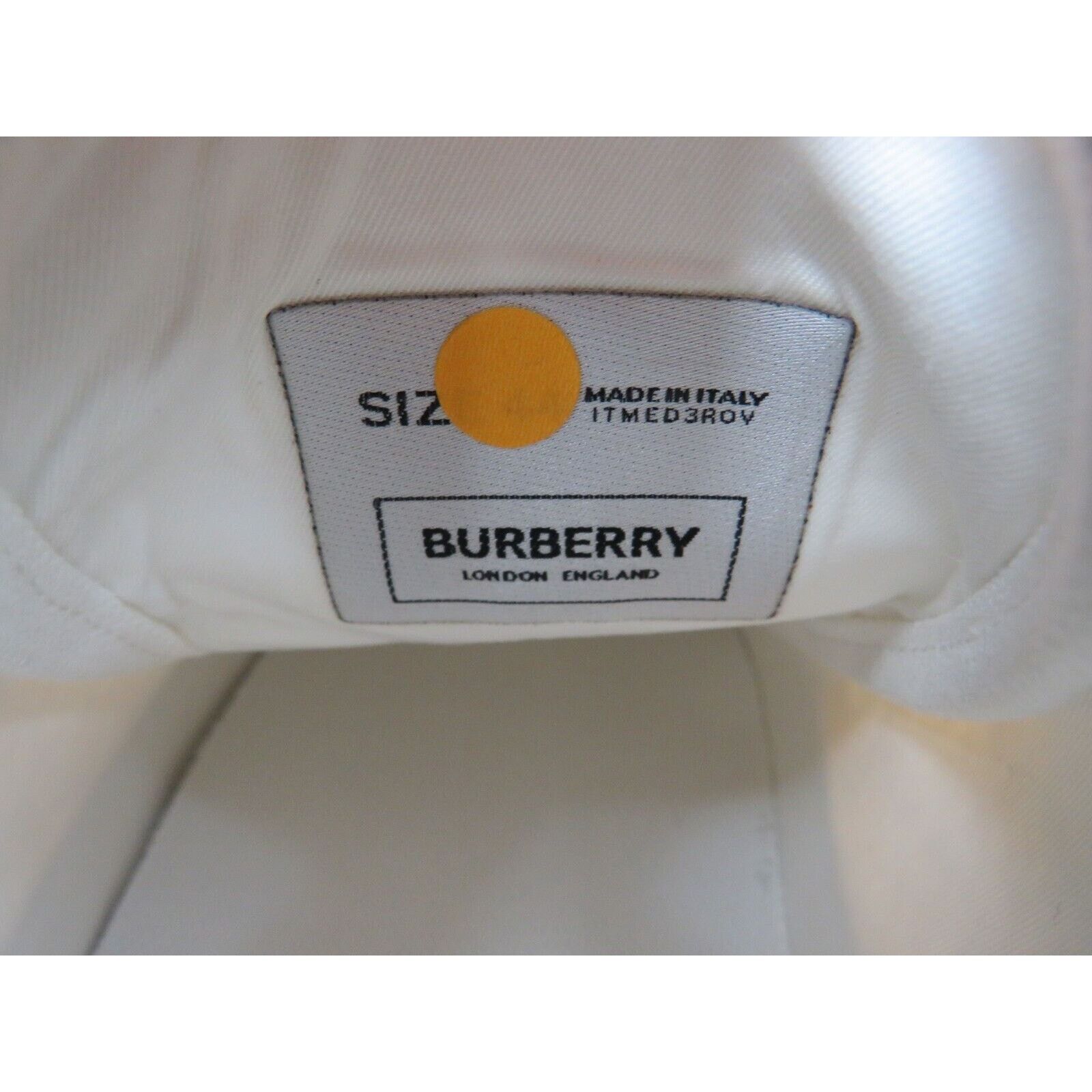 Burberry BURBERRY VERS WHITE CANVAS RUBBER STRAPS LOGO SNEAKERS 44 11 Size US 11 / EU 44 - 9 Thumbnail