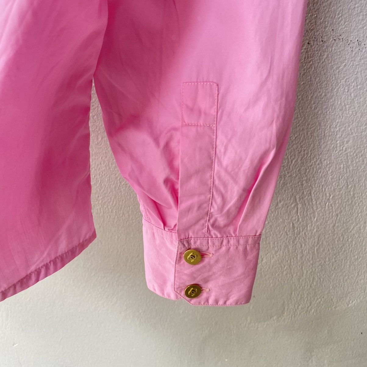 Chanel CHANEL Sweet Blossom Pink Chanel Blouse Size L / US 10 / IT 46 - 18 Thumbnail