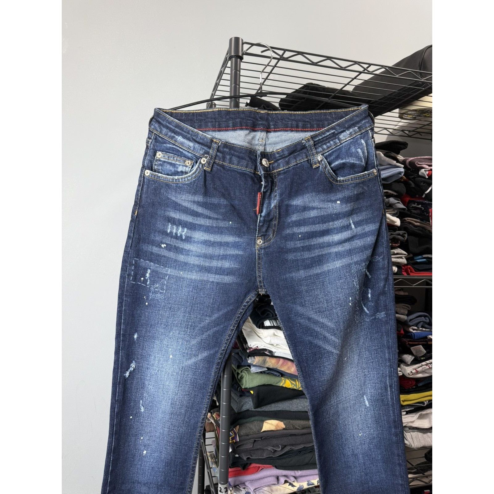 Dsquared2 Distressed Dsquared2 Designer Denim Skinny Pants Luxury Size US 30 / EU 46 - 3 Thumbnail