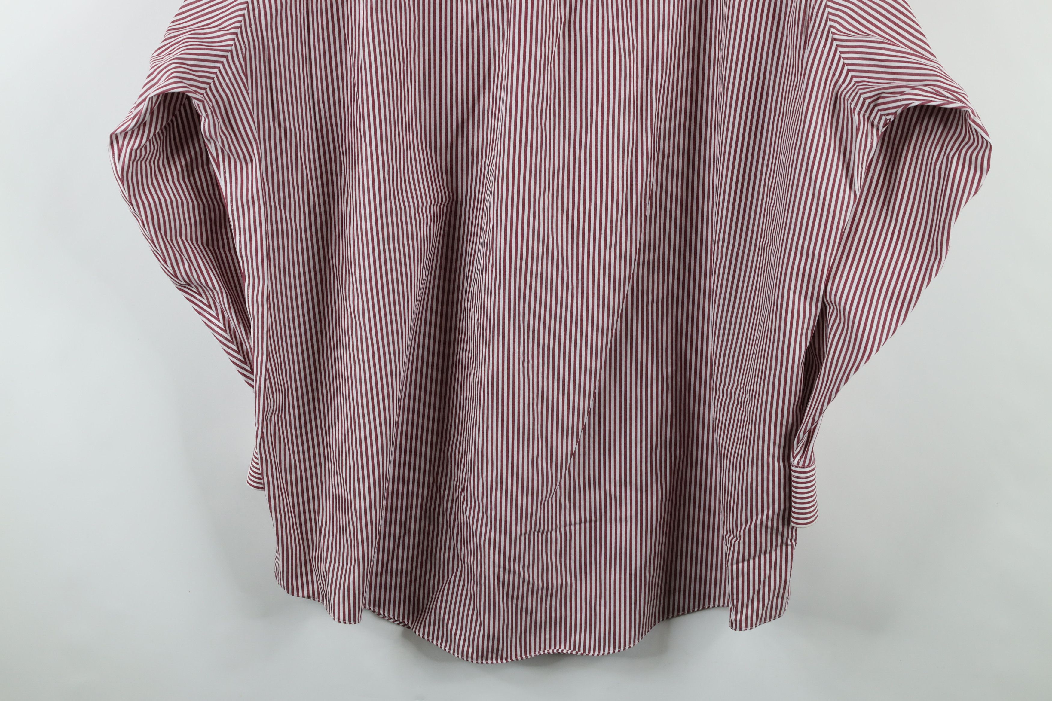 Brooks Brothers × Vintage Vintage 90s Brooks Brothers Striped Button Down Shirt Red Size US L / EU 52-54 / 3 - 9 Thumbnail