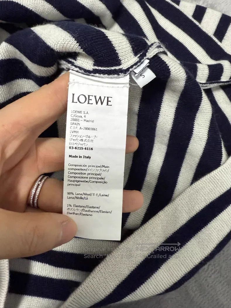 Loewe Loewe Striped Knit Sweater Size S / US 4 / IT 40 - 9 Thumbnail