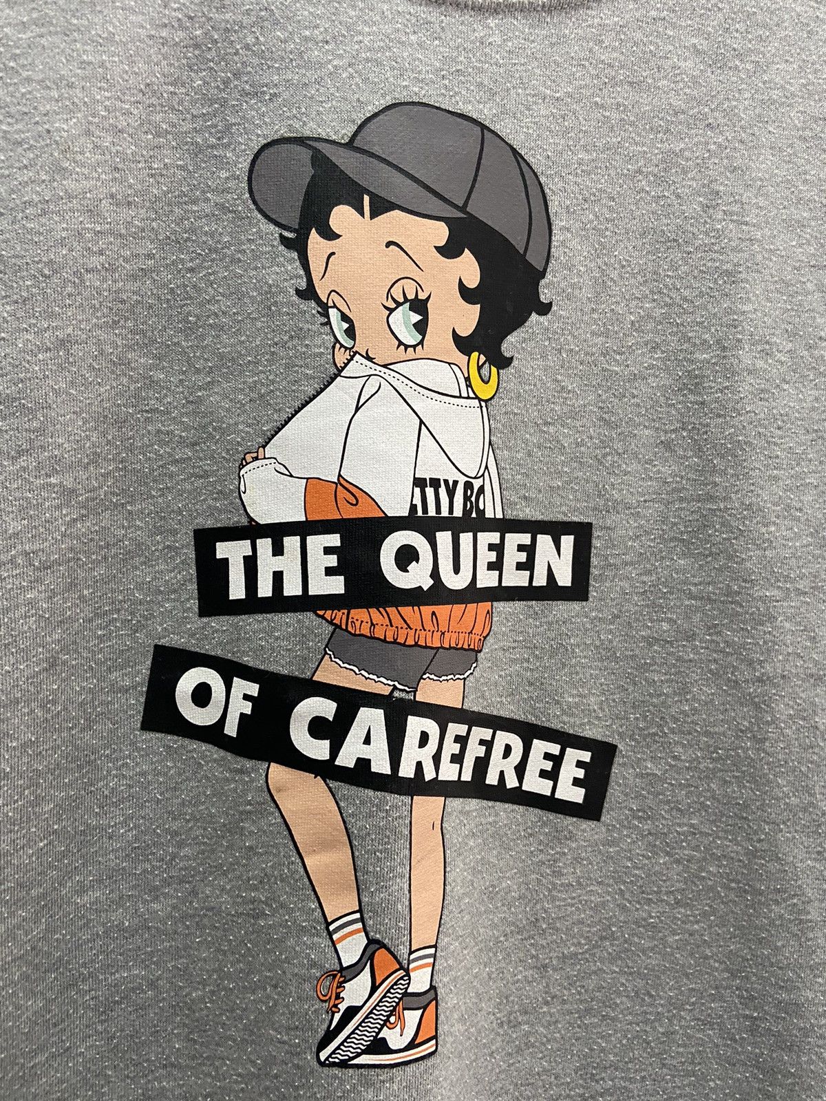 Cartoon Network BETTY BOOP THE QUEEN OF CAREFREE SWEATSHIRT Size L / US 10 / IT 46 - 4 Thumbnail