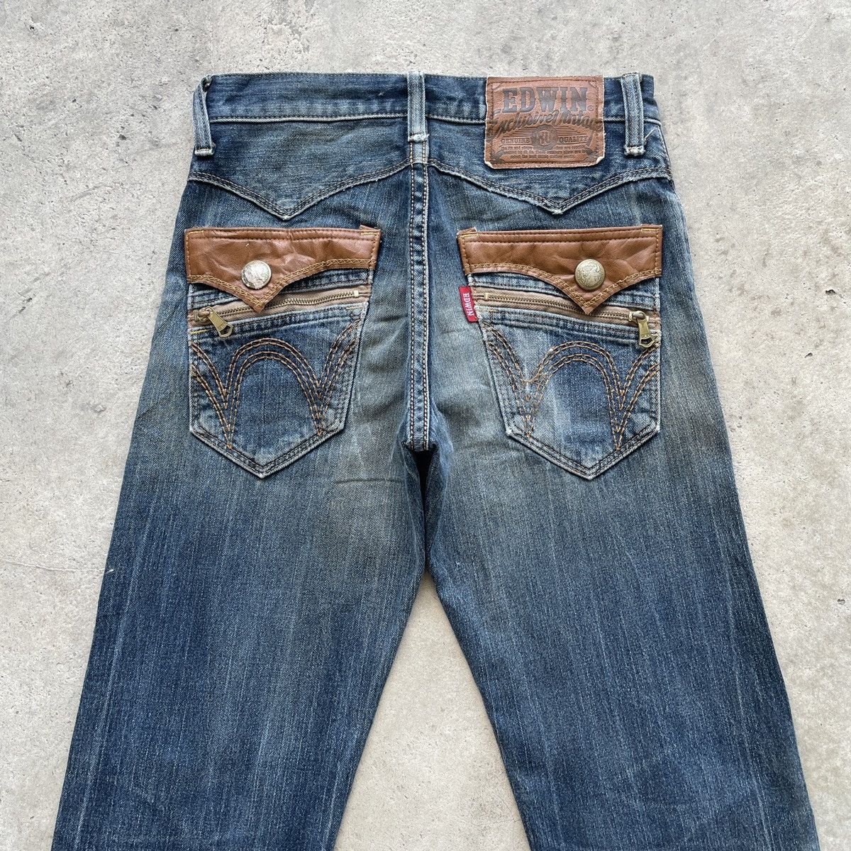 Edwin Vintage Edwin Distressed Faded Ripped Jeans Denim Pants Size US 29 - 12 Thumbnail