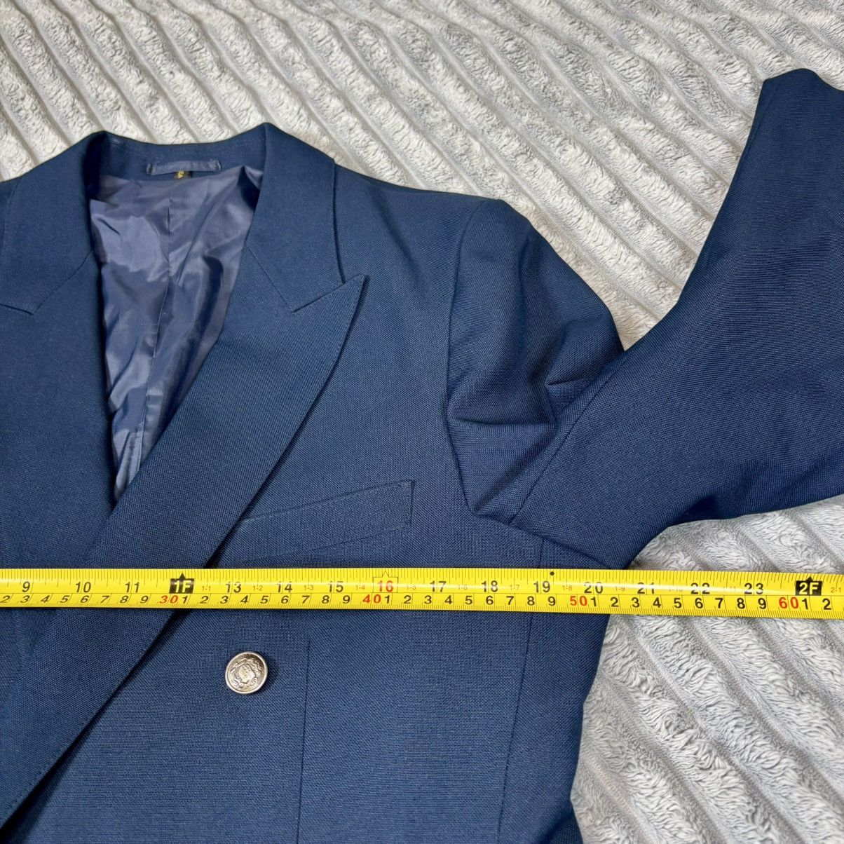 Other Garson Pierye men’s size R42 dark blue silver tone buttons w Size 42S - 8 Thumbnail