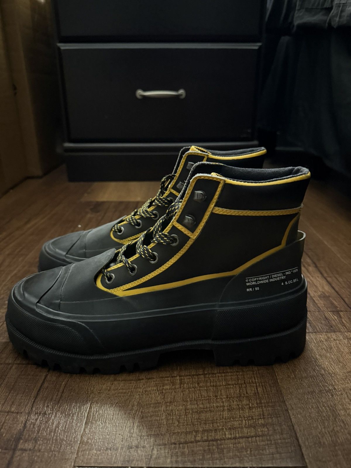 Diesel Diesel D-Hiko BT X Combat Boots Size US 8 / EU 41 - 3 Thumbnail