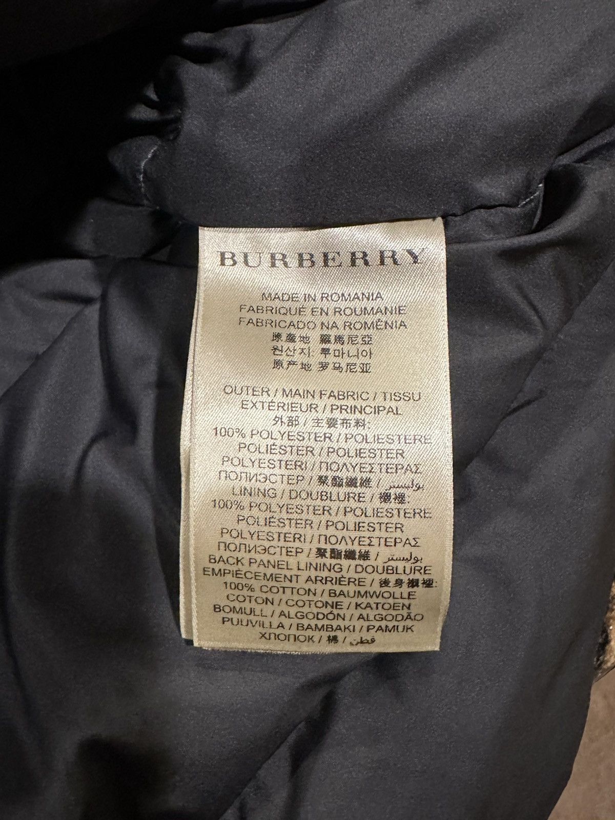 Burberry Burberry Brit Grey Nova Raccoon Fur Hood Down Coat Jacket Size US L / EU 52-54 / 3 - 15 Thumbnail
