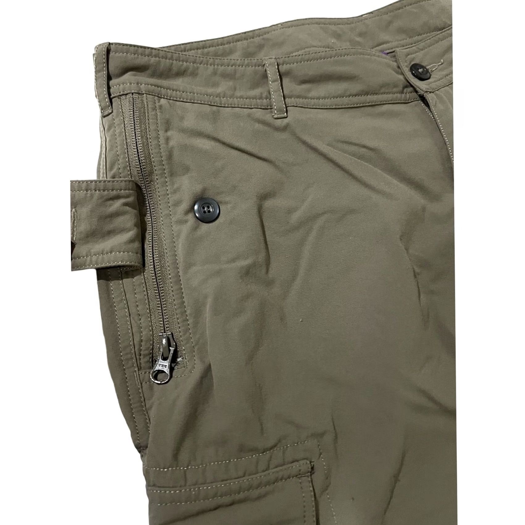 Vintage Pickpocket Proof Pants Mens Cargo Nylon 36x29 Tan Taupe Art Clothing 36 Mens Pants Cargo Nylon Tan Taupe Art Size US 36 / EU 52 - 2 Thumbnail