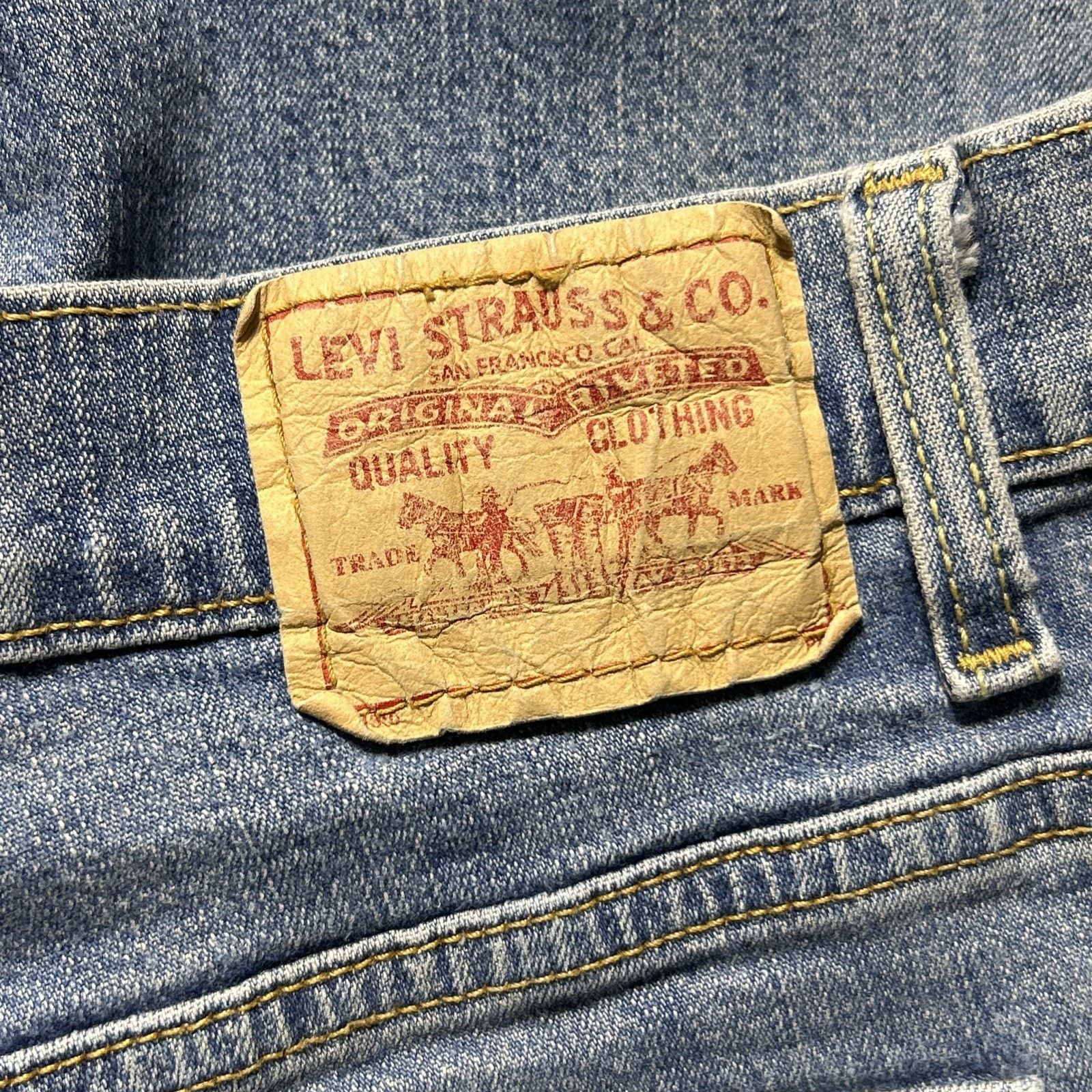 Levi's Levis Beyond Baggy Flare Jeans W's 14 34x30 Bootcut Hamiltom Size 36" / US 14 / IT 50 - 7 Thumbnail