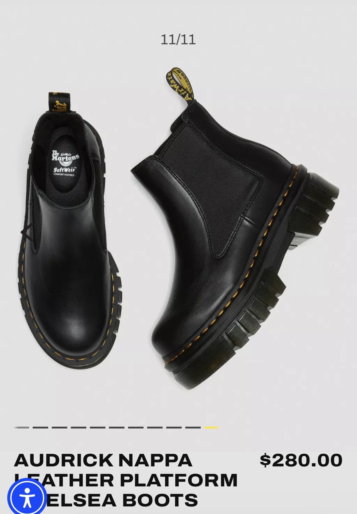 Dr. Martens Audrick Chelsea Size US 10 / EU 43 - 1 Thumbnail