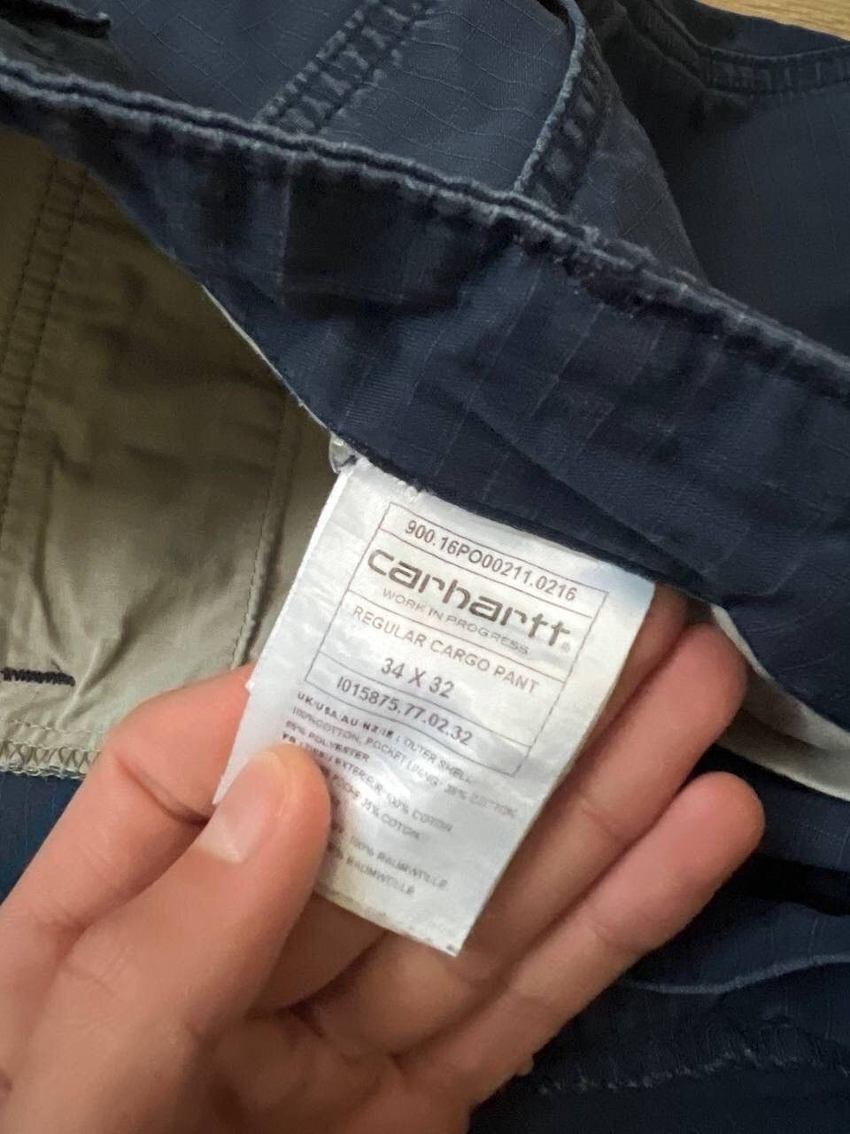 Carhartt Vintage Y2K Carhartt Cargo Pants Ripstop Size 34/32 Size US 34 / EU 50 - 12 Thumbnail