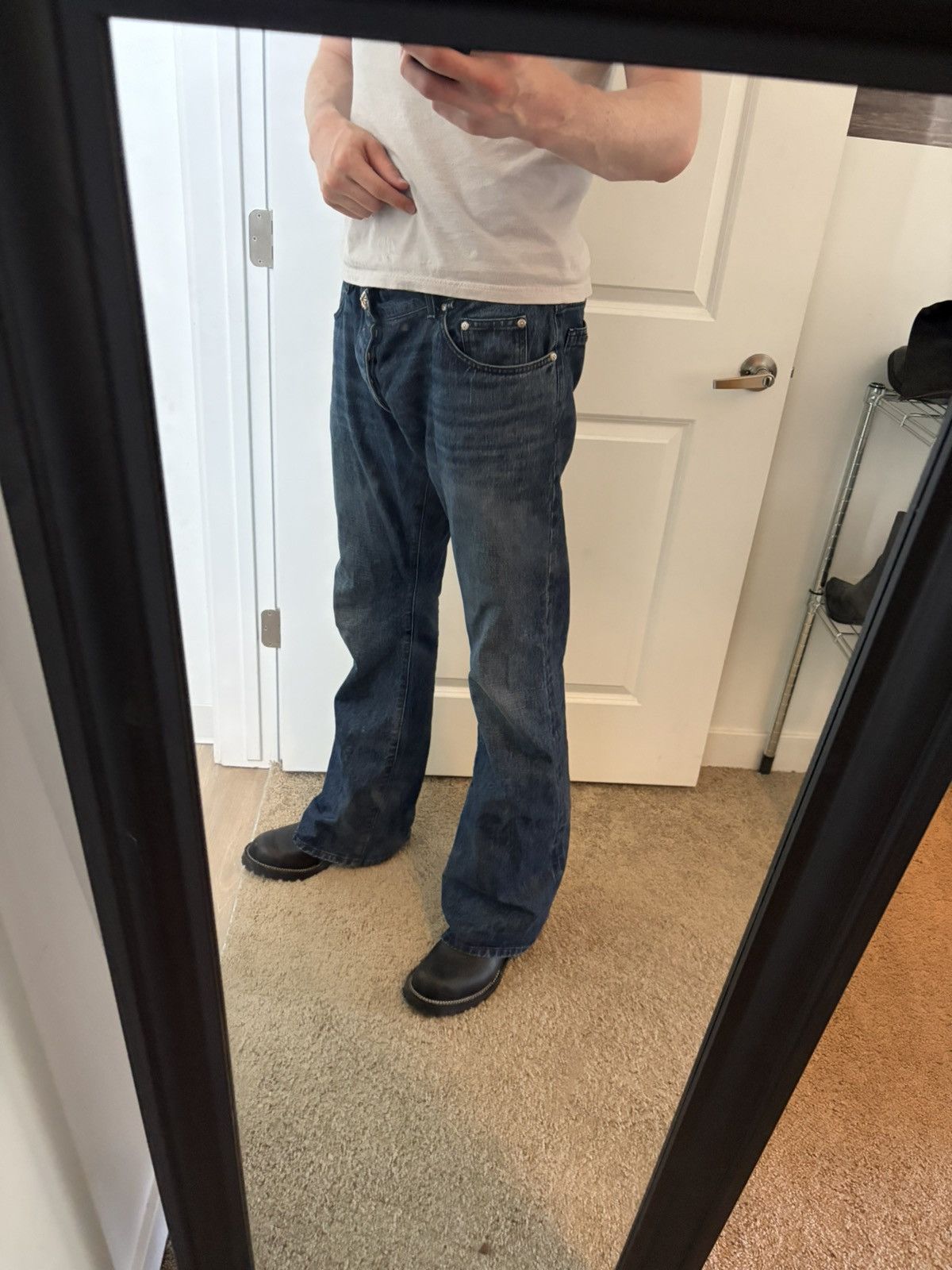 Chrome Hearts Chrome Hearts Jeans RS Denim Flared Size US 38 / EU 54 - 17 Thumbnail
