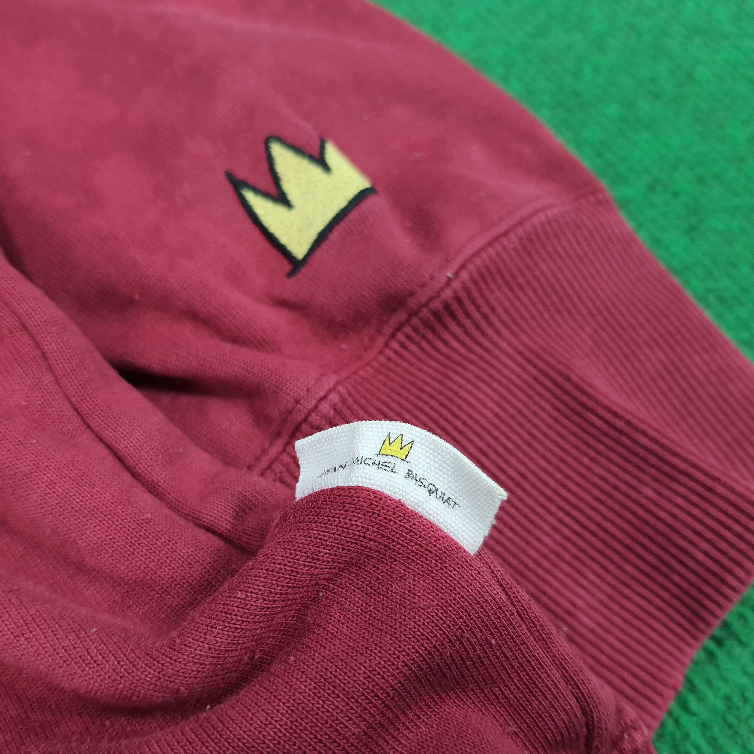 Jean-Michel Basquiat × Vintage Vintage Jean Michel Basquiat Streetwear Hoodie Size US XL / EU 56 / 4 - 5 Thumbnail