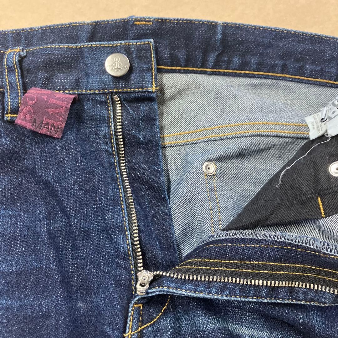 Vivienne Westwood Straight Leg Key Orb Denim Jeans Size US 30 / EU 46 - 7 Thumbnail