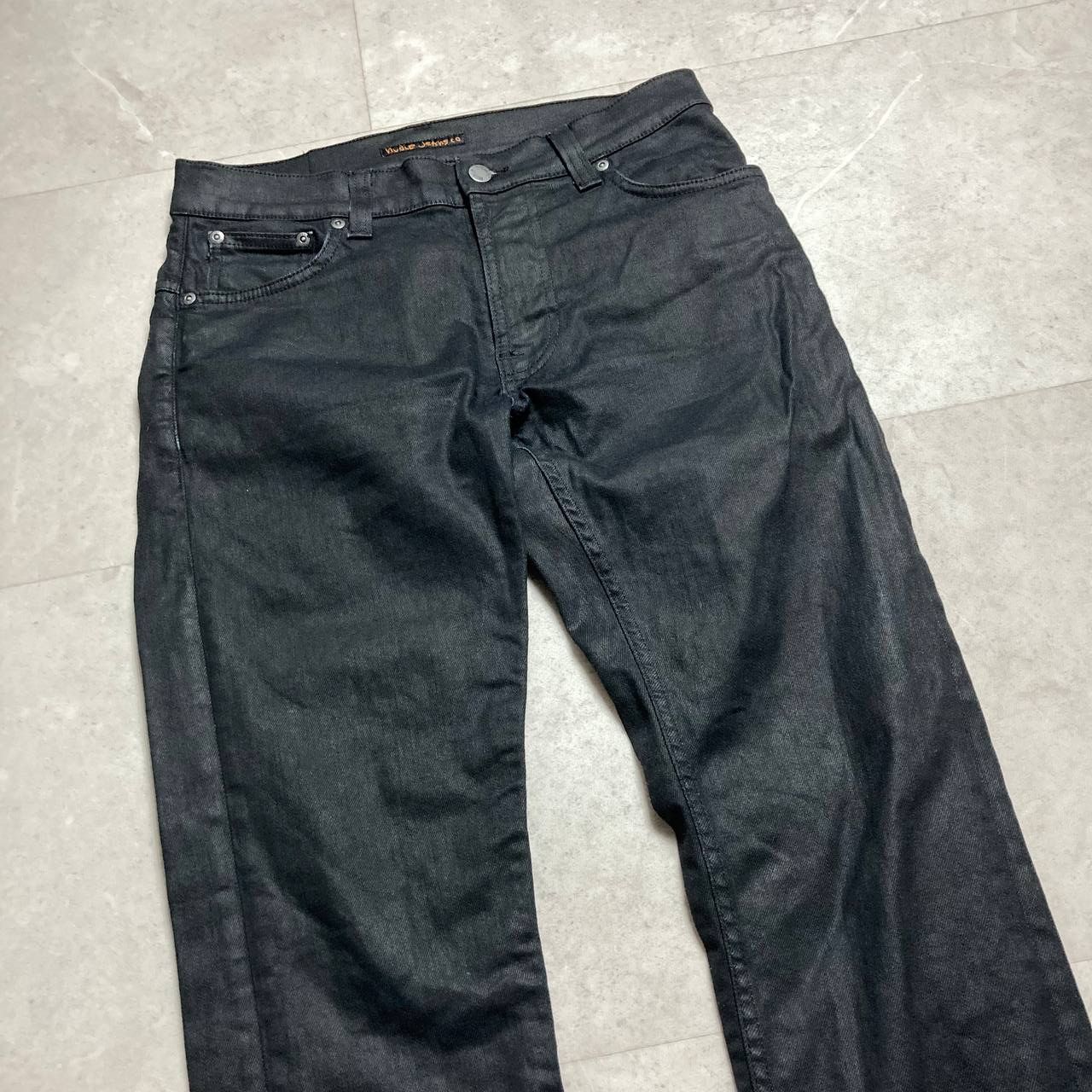 Nudie Jeans Nudie Jeans Thin Finn Back 2 Black 12Oz Selvage Size US 30 / EU 46 - 3 Thumbnail