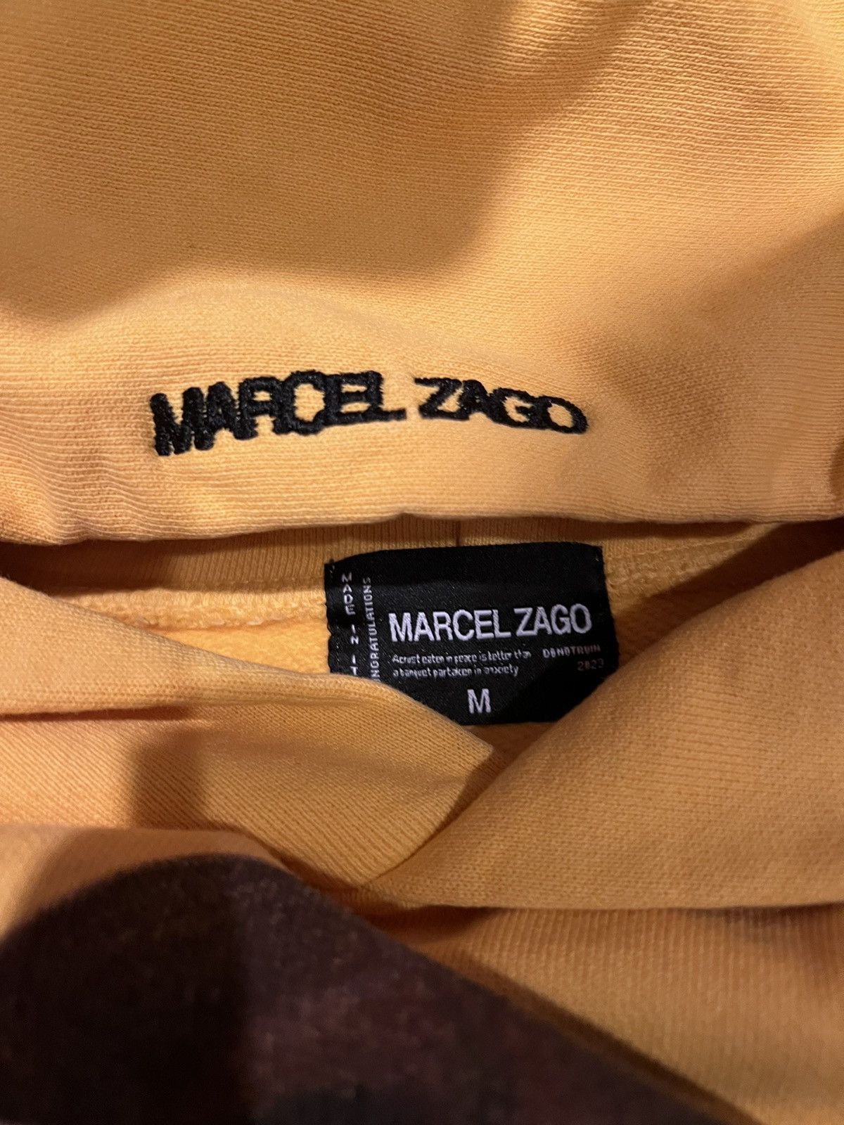 Marcel Zago Steakle v1 Yellow Hoodie | Marcel Zago Size US M / EU 48-50 / 2 - 3 Thumbnail