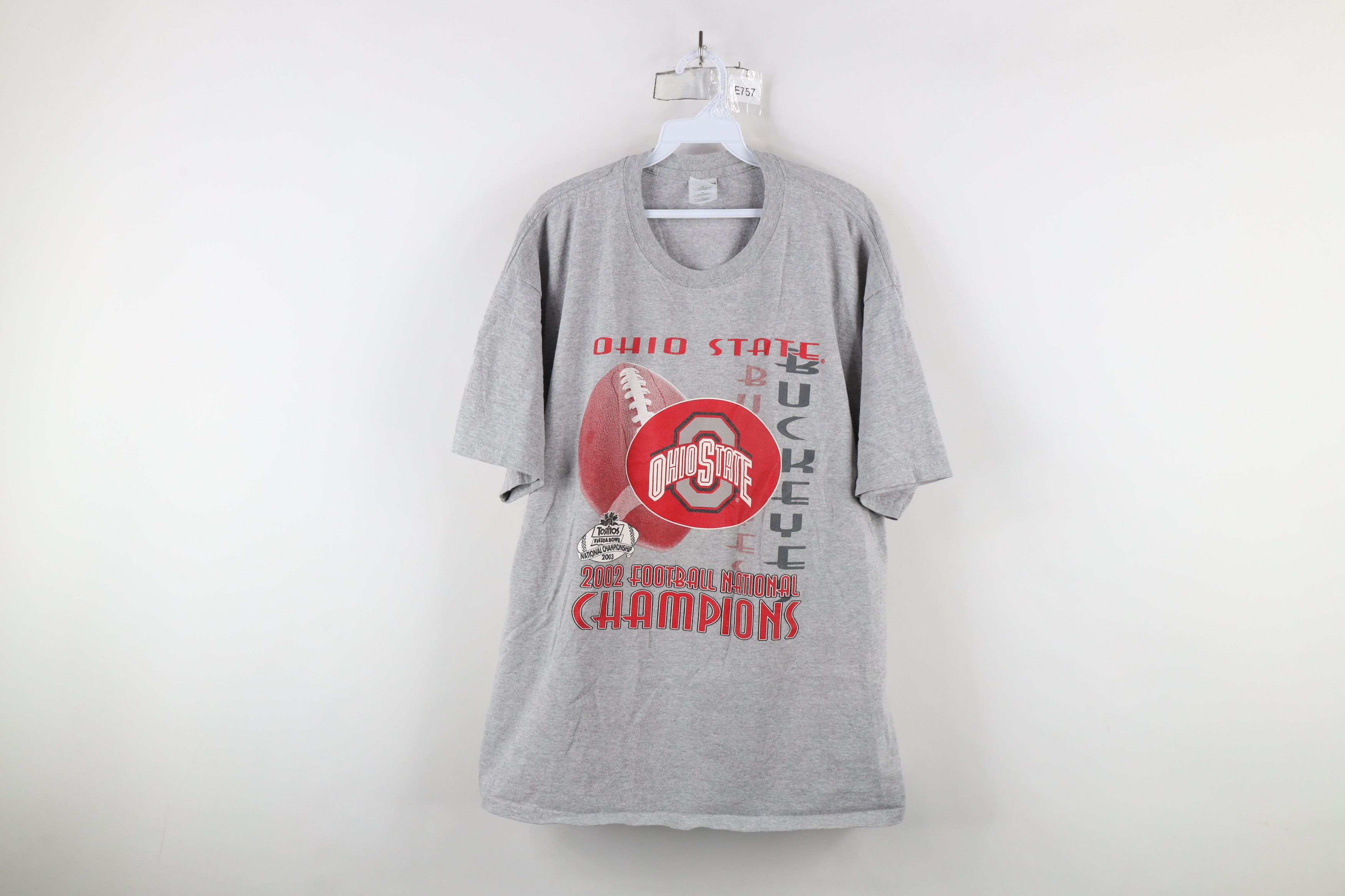 Vintage Vintage National Champs Ohio State University T-Shirt Gray Size US XL / EU 56 / 4 - 1 Thumbnail
