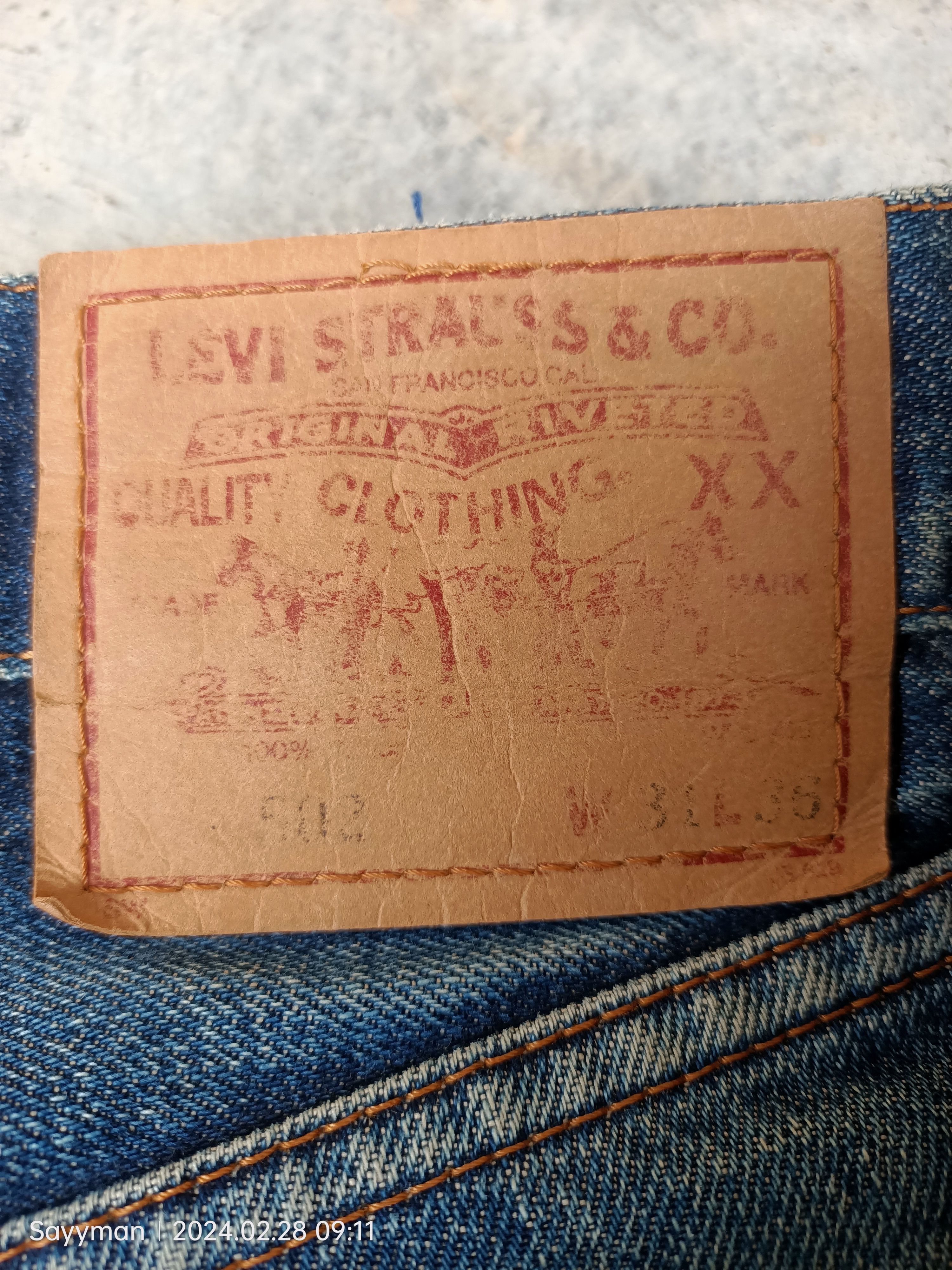Levi's × Vintage Vintage Levi's 502 Big E Japan Jeans Size 31 Size US 30 / EU 46 - 11 Thumbnail