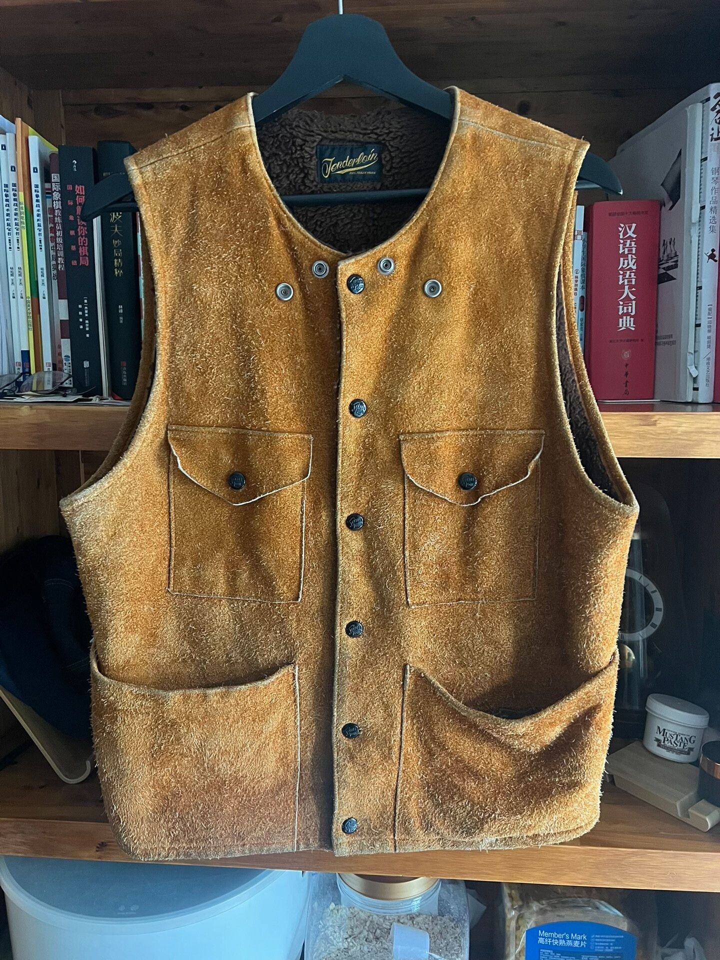 Tenderloin Vintage Suede Western Leather Vest Size US S / EU 44-46 / 1 - 1 Thumbnail