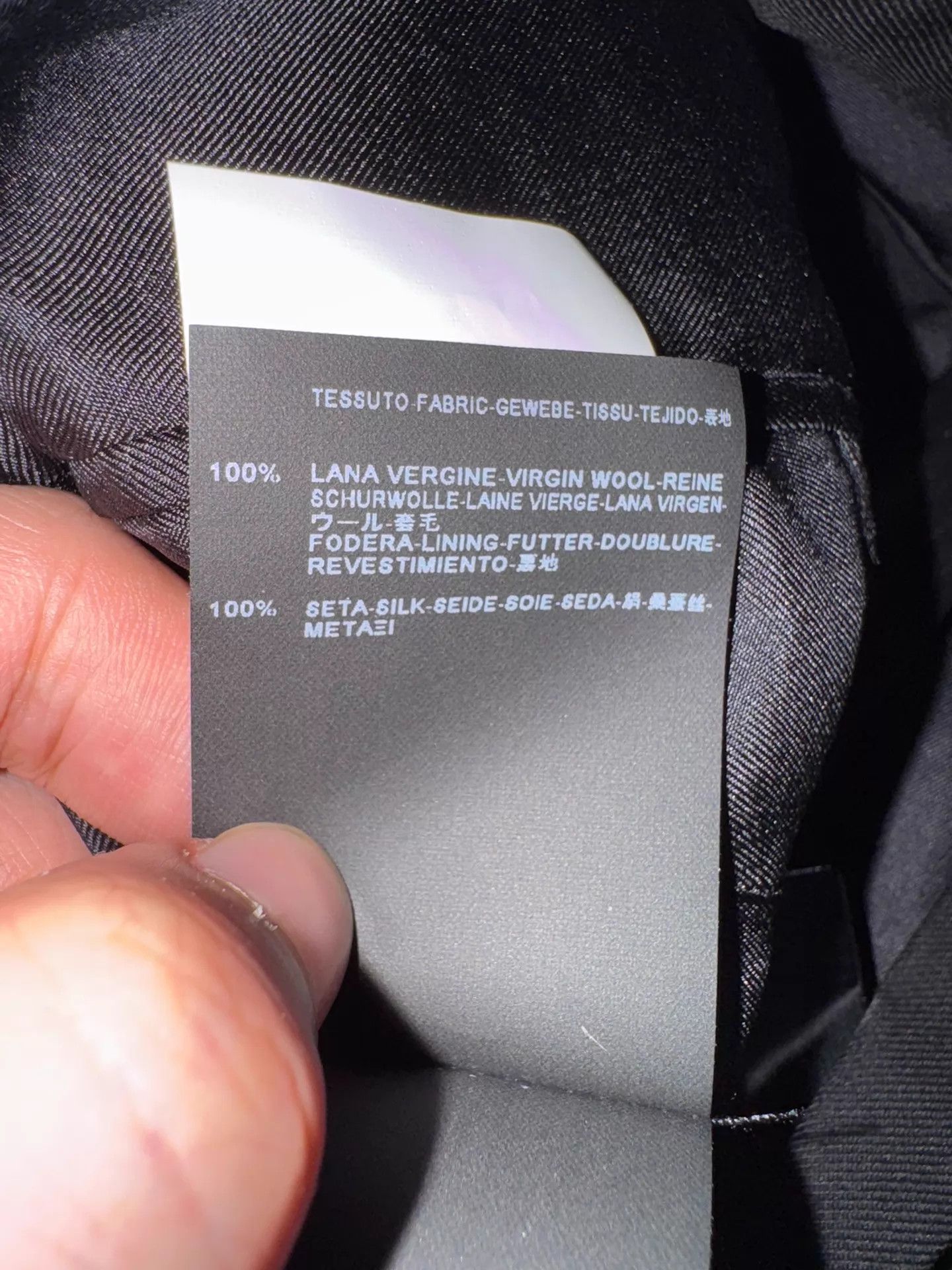 Yves Saint Laurent YSL Hedi Slimane Men's Suit 54 Sheepskin Sleeve New Size 54R - 5 Thumbnail