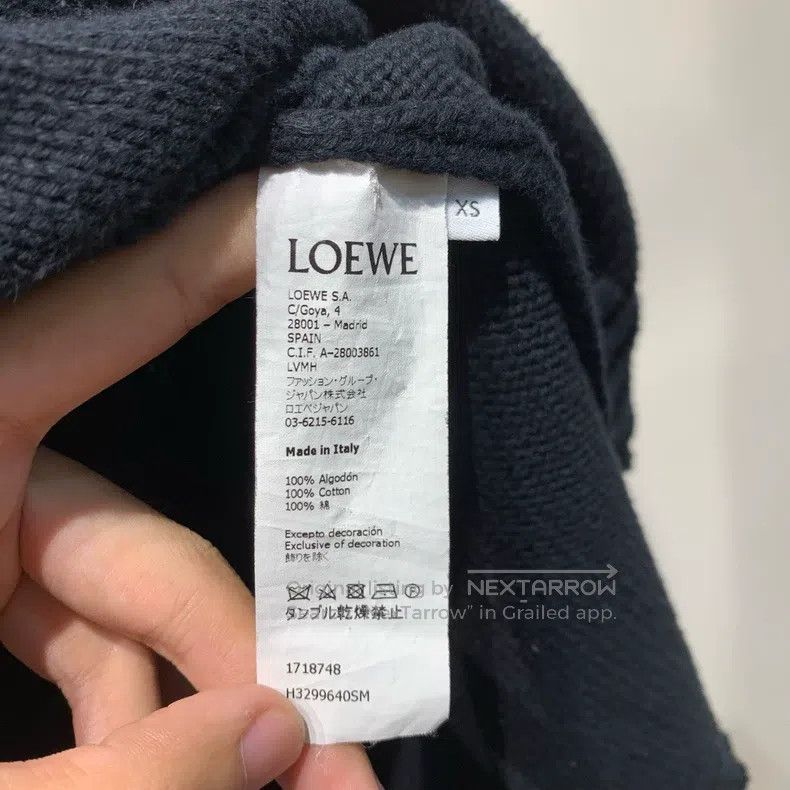 Loewe Loewe Black Logo Knit Sweater Size XS / US 0-2 / IT 36-38 - 6 Thumbnail