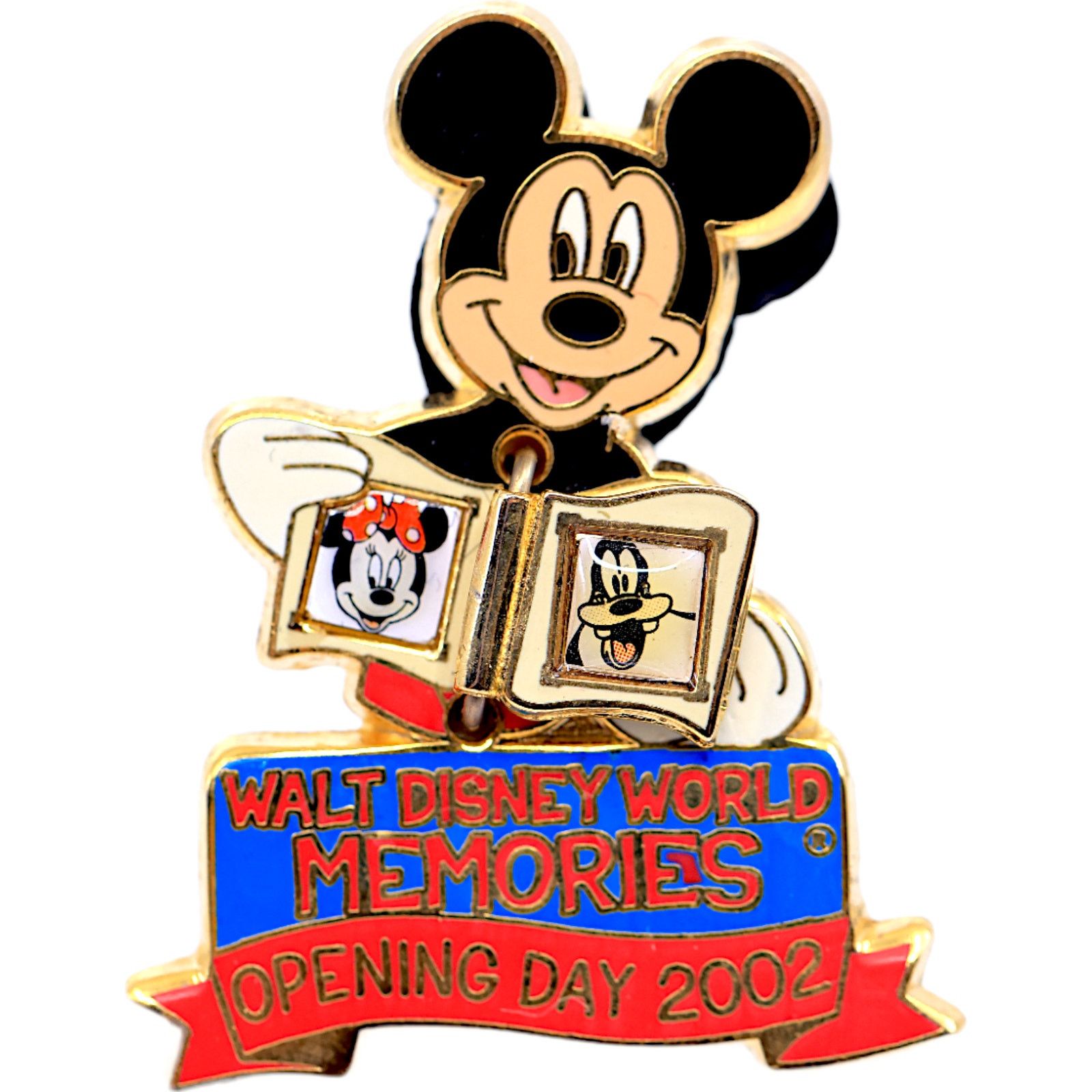 Disney Walt Disney 2002 Opening Day Memories Book Mickey LE Pin Size ONE SIZE - 4 Thumbnail