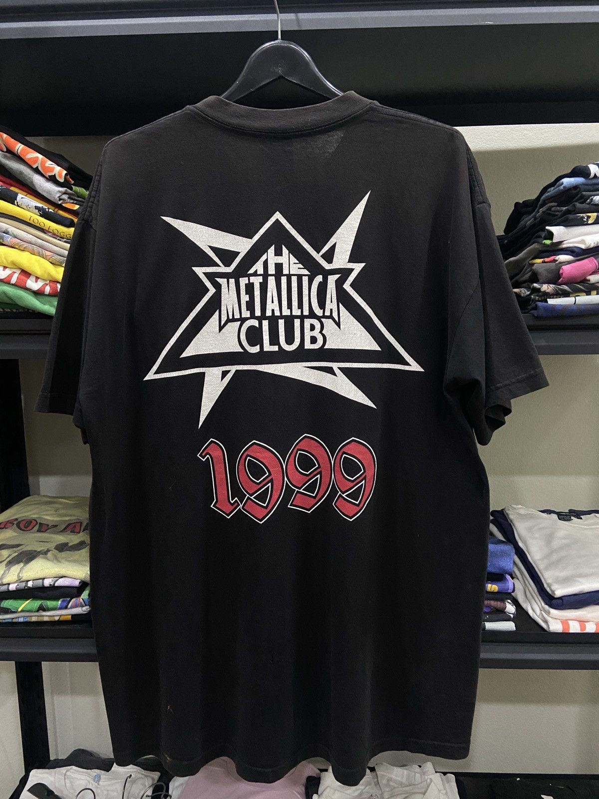 Band Tees × Vintage Vintage 1999s METALLIHEAD Metallica Motorhead Tour TShirt Size US XL / EU 56 / 4 - 10 Thumbnail