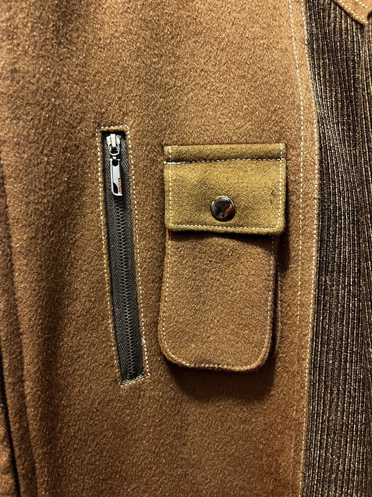 Gianni Manzoni × Vintage Brown Paisley light Mantoni Jacket Size US L / EU 52-54 / 3 - 4 Thumbnail