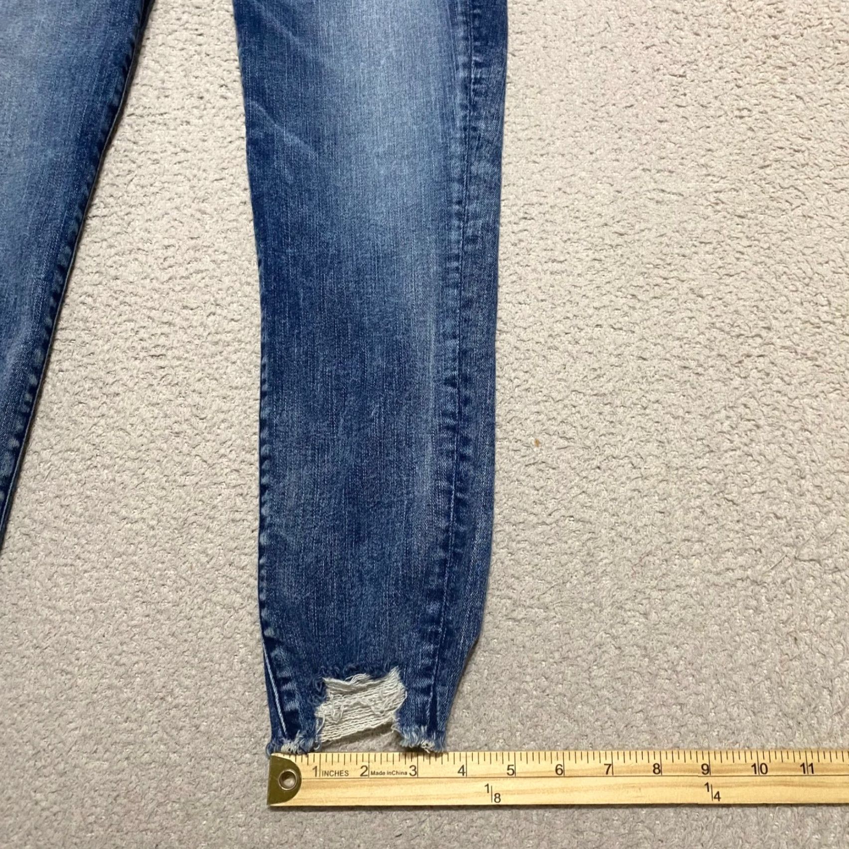 American Eagle Outfitters American Eagle Jeans Womens sz 4P Blue Denim Medium Wash High Rise Jegging Size 27" / US 4 / IT 40 - 5 Thumbnail