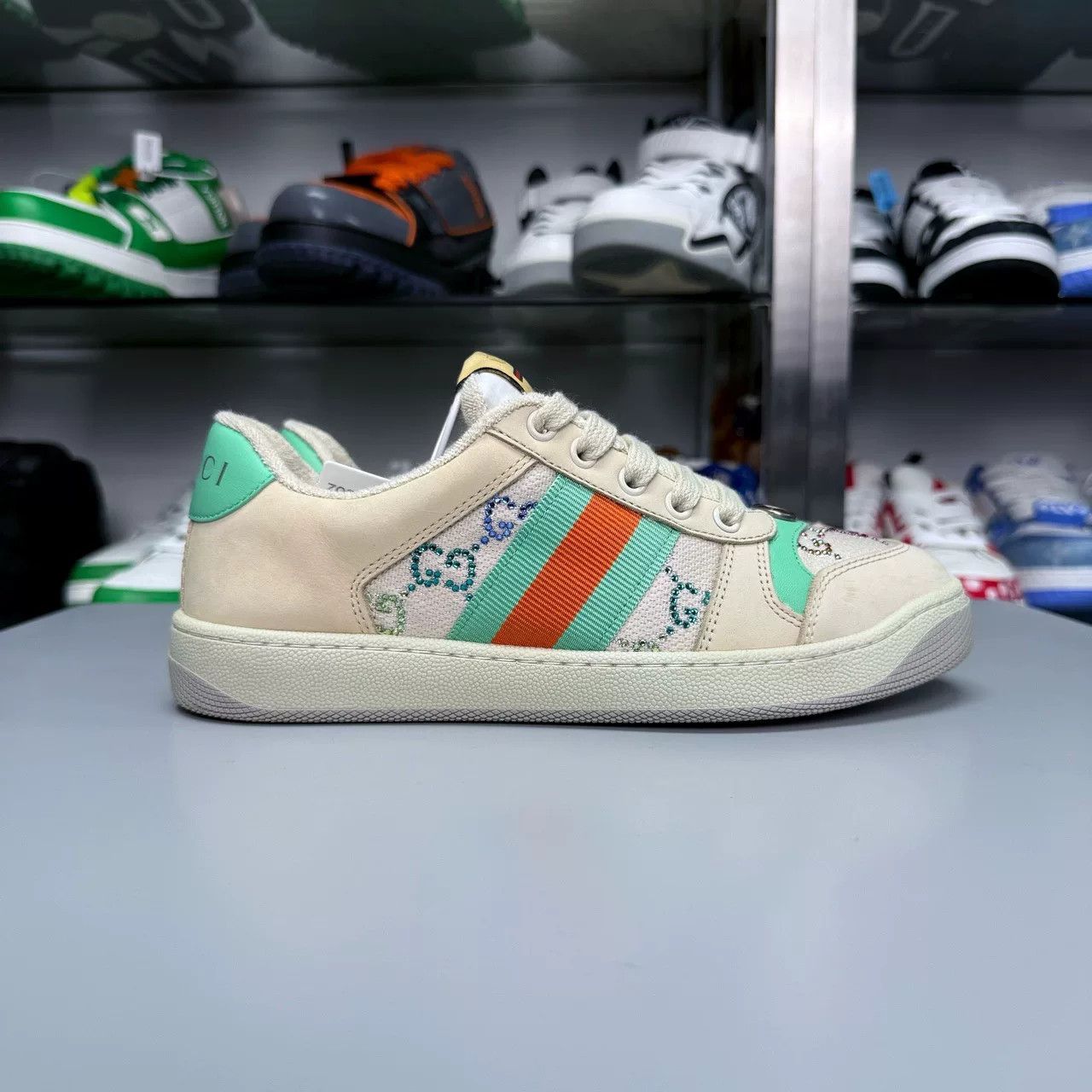 Gucci Gucci Glitter Dirty Shoes Size US 5 / IT 35 - 1 Thumbnail