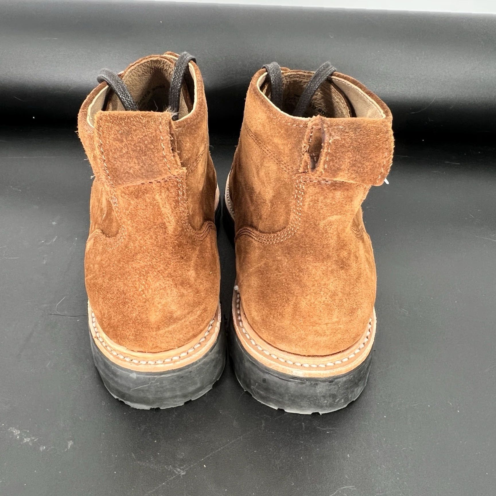 Taylor Stitch Taylor Stitch Men’s Boot The Moto Snuff Brown Suede Lace Up Leather Lining Rubber Outsole Biker Shoes Size 9 Size US 9 / EU 42 - 5 Thumbnail